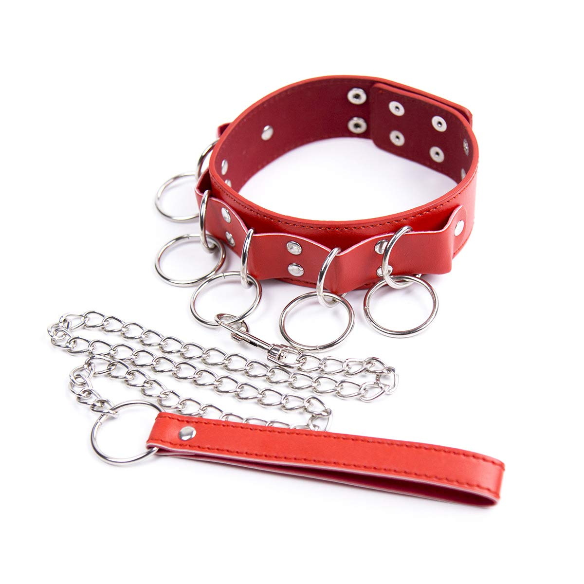 Collana Abito Giocattolo Boňdàgé, Abito Clip-on in Pelle Rossa