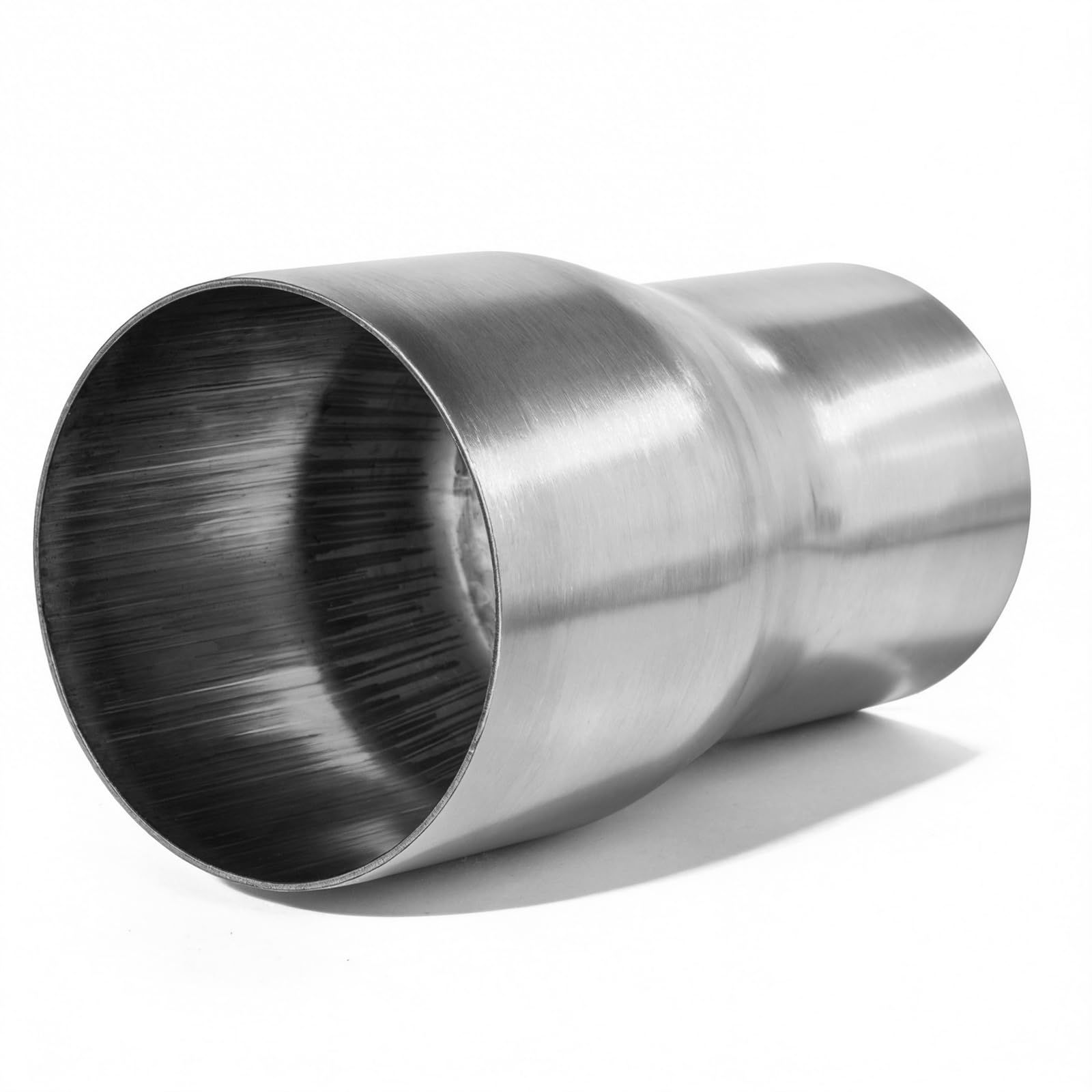 Catekro Adaptateur de Tuyau d'Échappement, Universel Acier Inoxydable Rallonge de Pot d'Échappement Manchon de Réparation Résistant à la Chaleur pour Auto (Ø63mm-76mm/2,5”-3,0”)