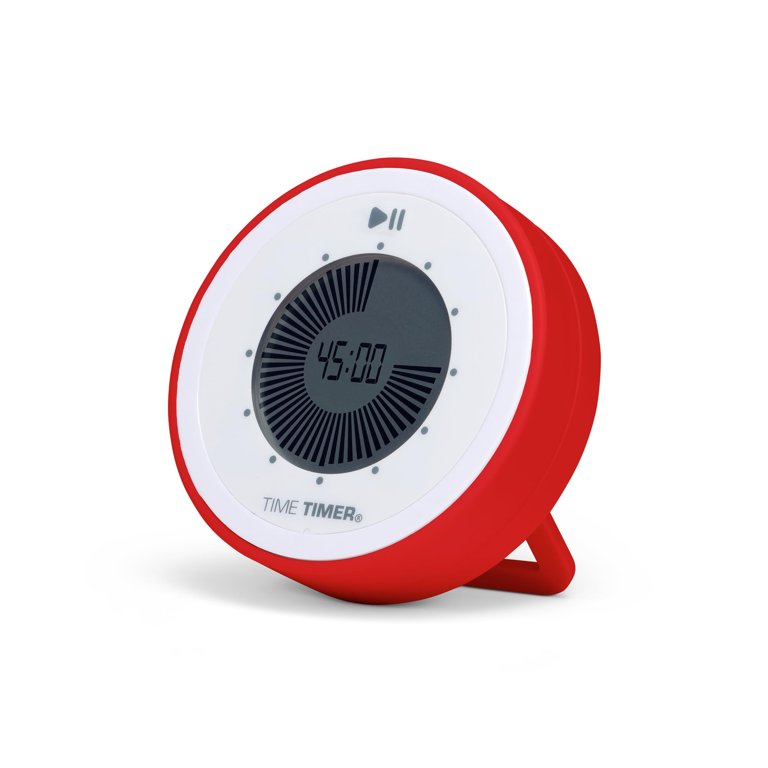 Time Timer Twist - Updated - 90-Minute Digital Visual Countdown Clock -- Magnetic with Kickstand for Kids Classroom Learning, Study Tool, Teachers Desk, Exercise and Kitchen Timer (Red)