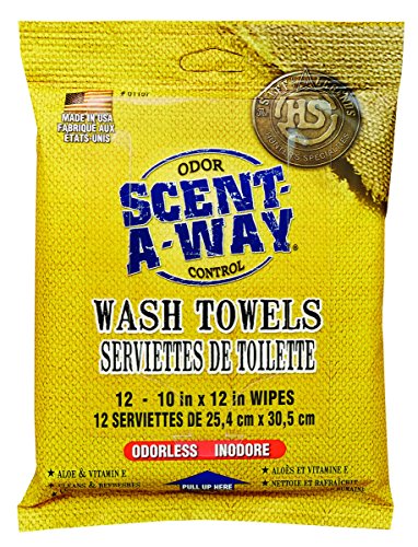 Scent-A-Way Odorless Wash Towels by Hunter's Specialties