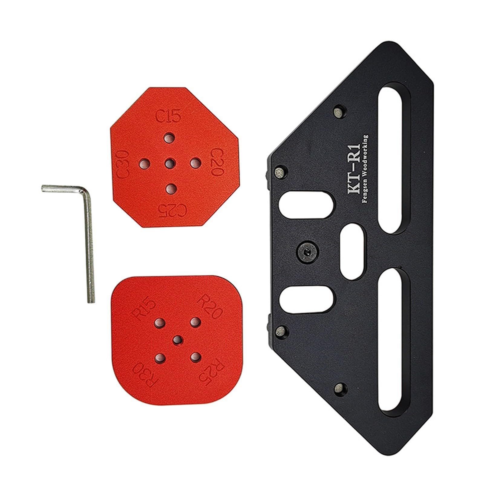 Herramienta de corte de plantilla de posicionamiento de arcos precisos, accesorios de carpintería de aluminio, guía esencial, guía de arcos precisos