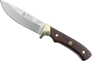 Puma SGB Teton Jacaranda Wood Hunting Knife with Leather Sheath