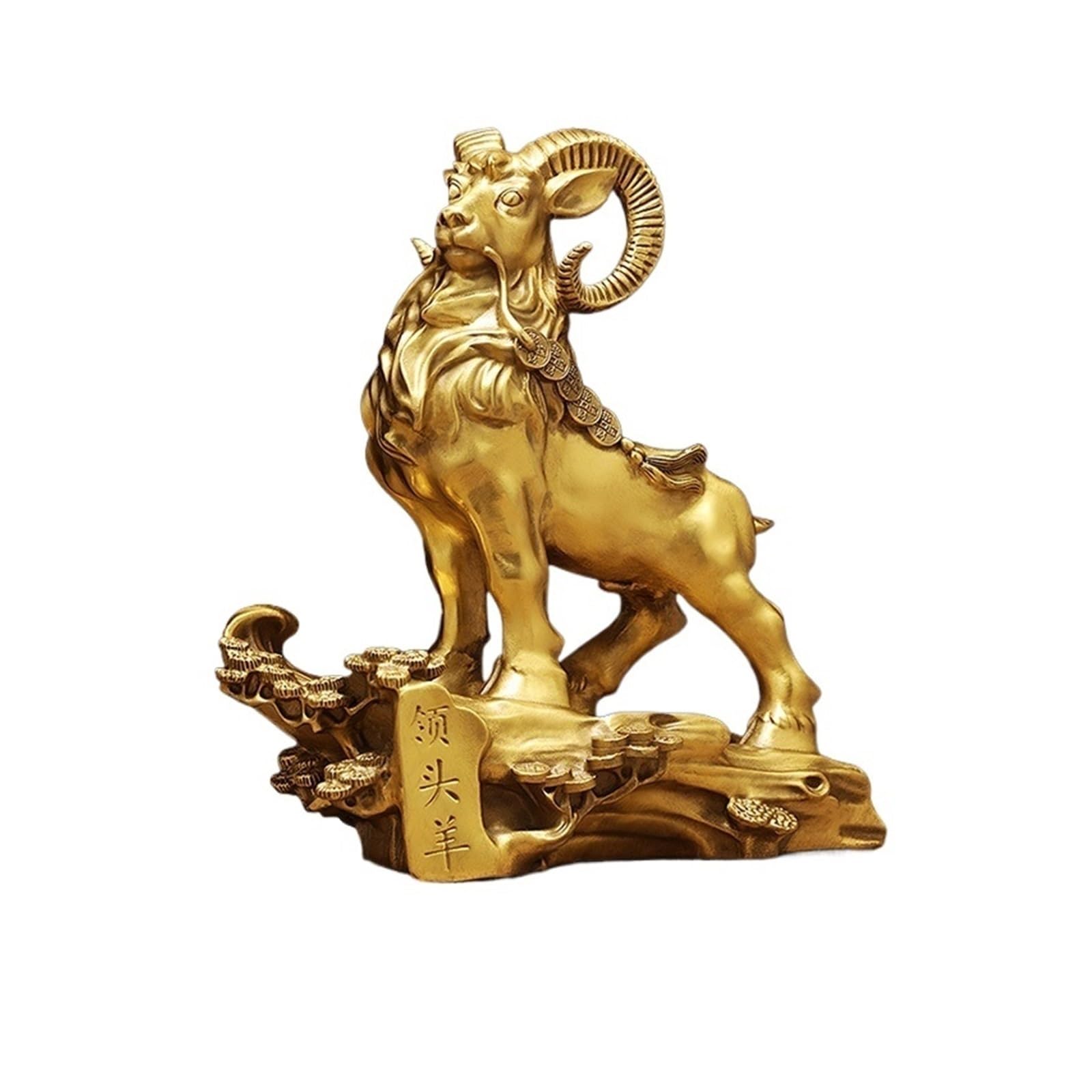 AOTTSD Feng Shui Sheep Statue, Centerpiece Decor (28 * 14 * 30cm)