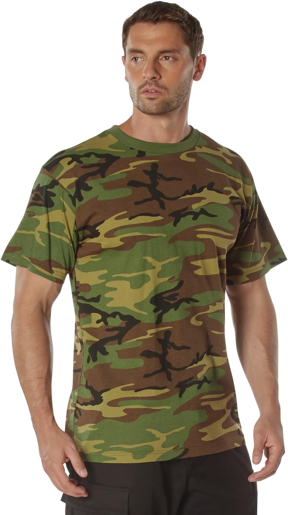ROTHCO100% Cotton Camo T-Shirt – Standard Fit Crew Neck Tee Shirt