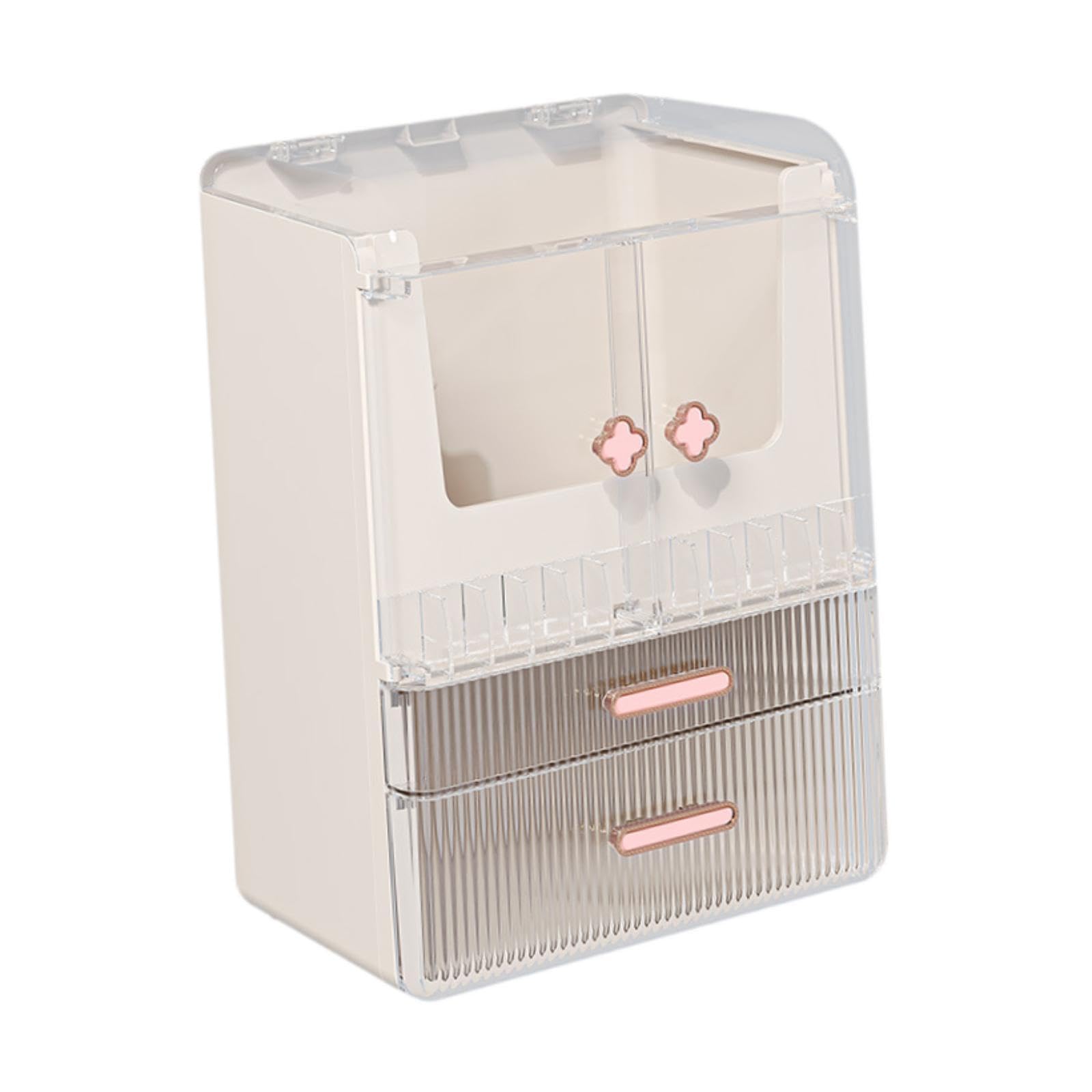 CALANDIS⢠Skincare Organizers Box Double Doors Makeup Case for Bedroom Bathroom Vanity Style B | Storage Boxes | Home Organization | Household Supplies & Cleaning