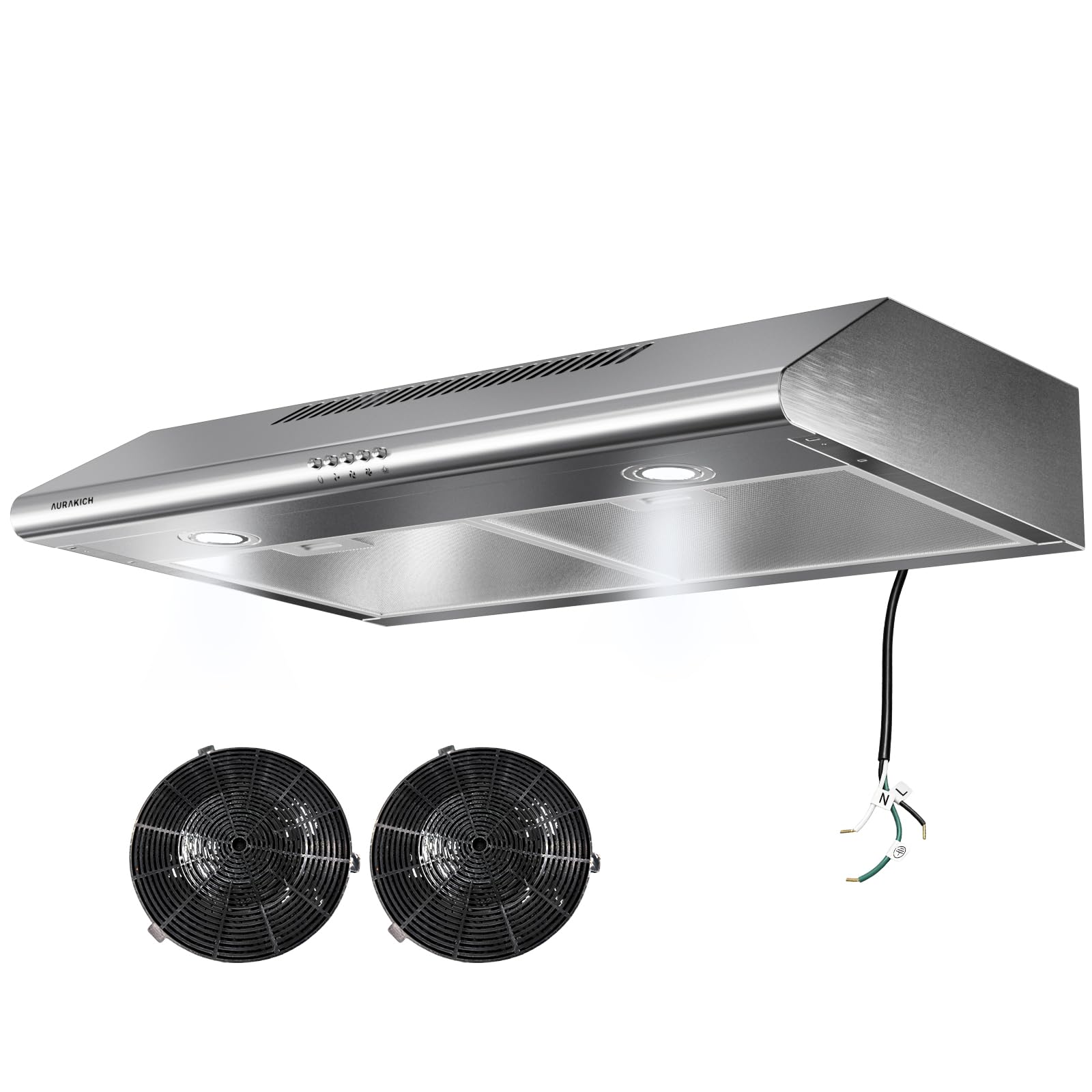 AURAKICH 30 Inch Range Hood Hardwired