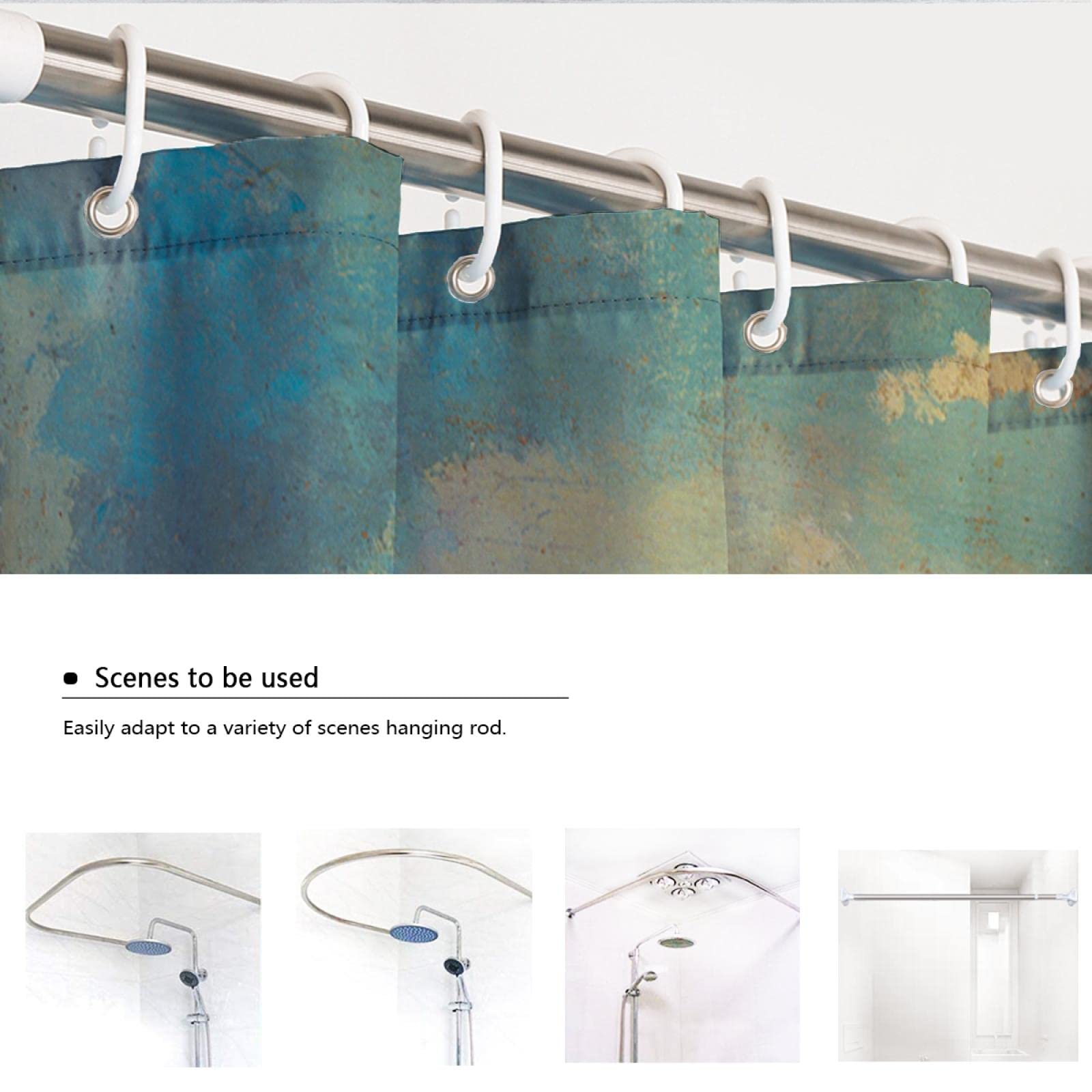 Cortinas de ducha de mariposa Mark Rothko Cortina de ducha Simbolismo Pintura Cortina de baño Odilon Redon Impermeable Cortina de baño de secado rápido 240x180 cm