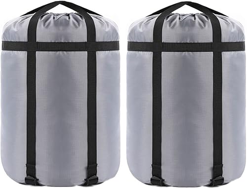 Miniatura 8 de Borogo Saco de compresión de 24 L, 36 L, 46 L, saco de dormir, organizador impermeable, para camping, senderismo, mochilero, bolsa para viajes,