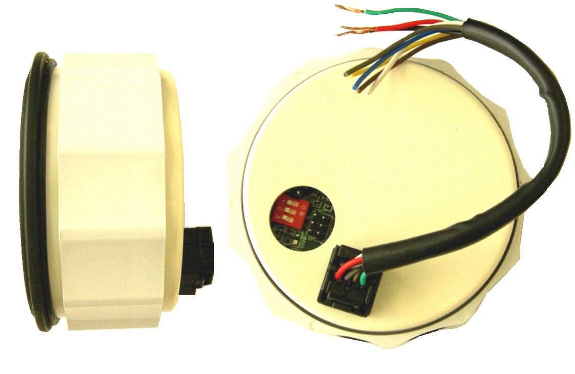 Speedometer, programmable, 3-3/8/85mm, 140MPH, LED Light, Black dial, Chrome Bezel. (043-SP-BC)