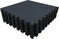 Tatame EVA Preto Conjunto com 8 Unidades 50cm x 50cm x 2cm