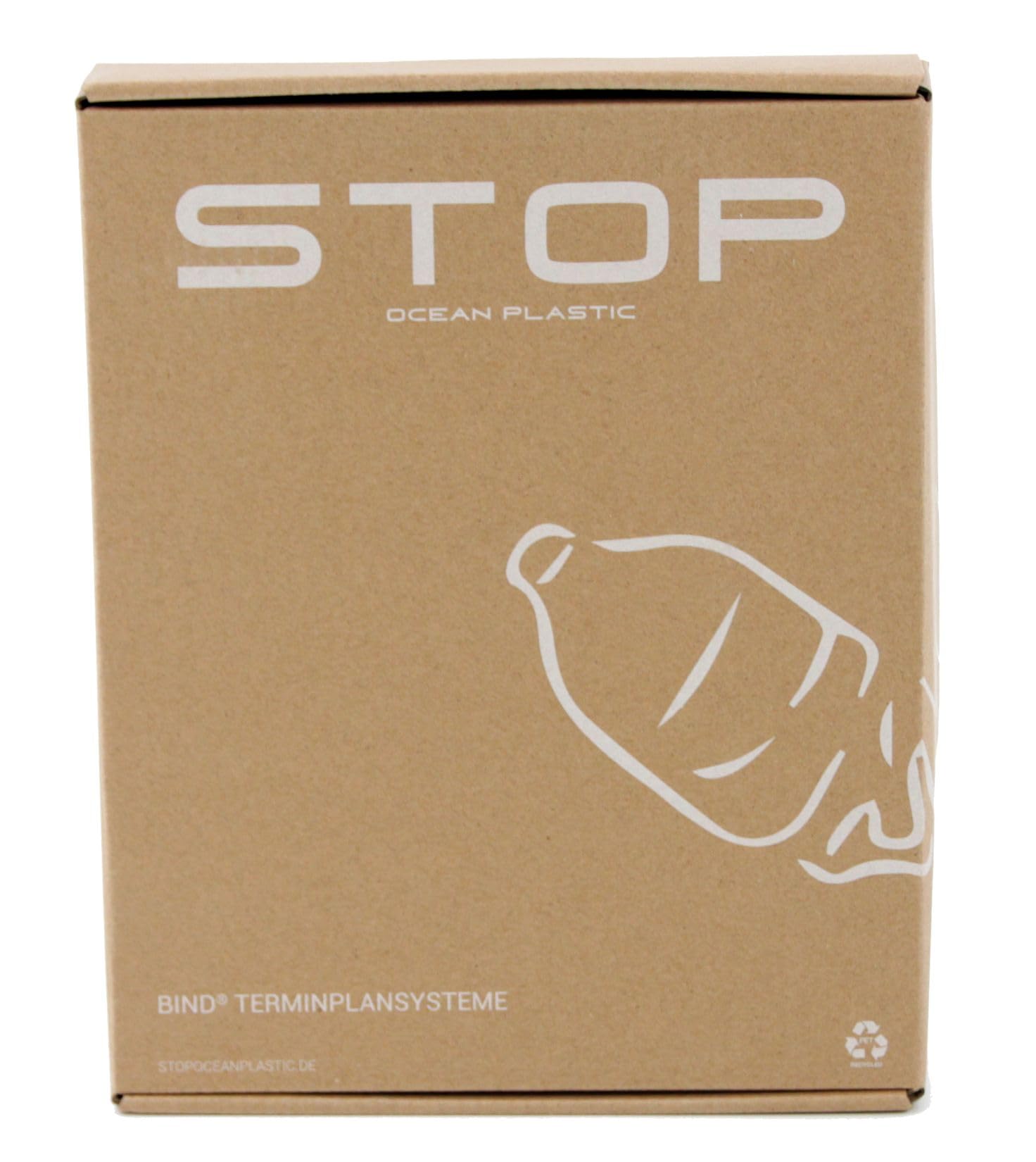 15300 Systemplaner A5 RPET LOMBOK, Schreibmappe aus recyceltem PET, Kalender, Planer, 6-sprachig, Magnetverschluss, Stiftschlaufen, Visitenkartenfächer, ca. 18 x 24 x 3,5 cm, grau