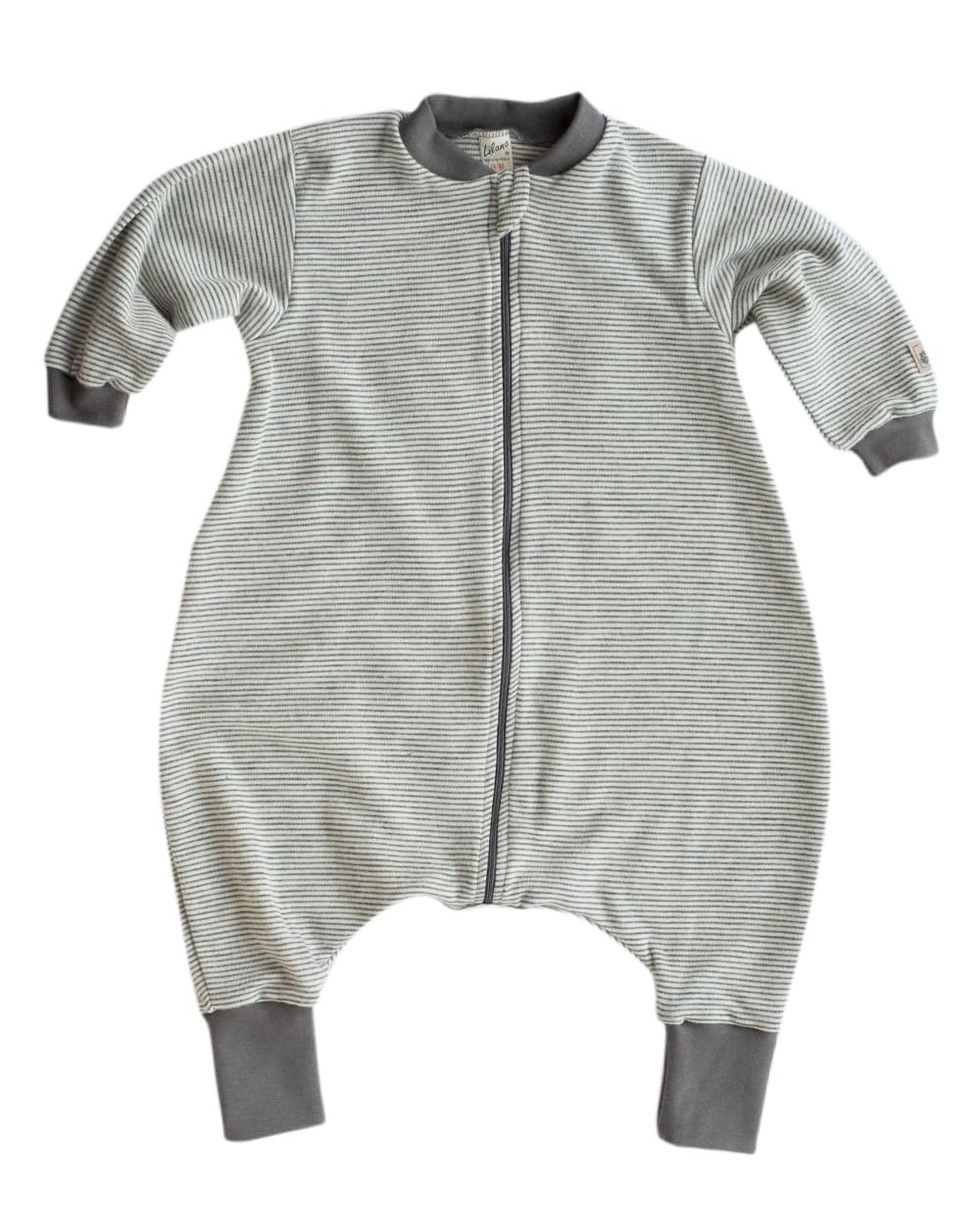 Lilano, Saco de dormir con pierna y manga larga, 70% lana (orgánico), 30% seda, 210 g/m²