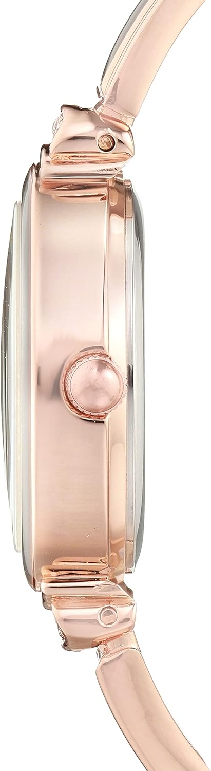 Anne Klein Women's Premium Crystal Accented Bangle Watch Set - Image 2