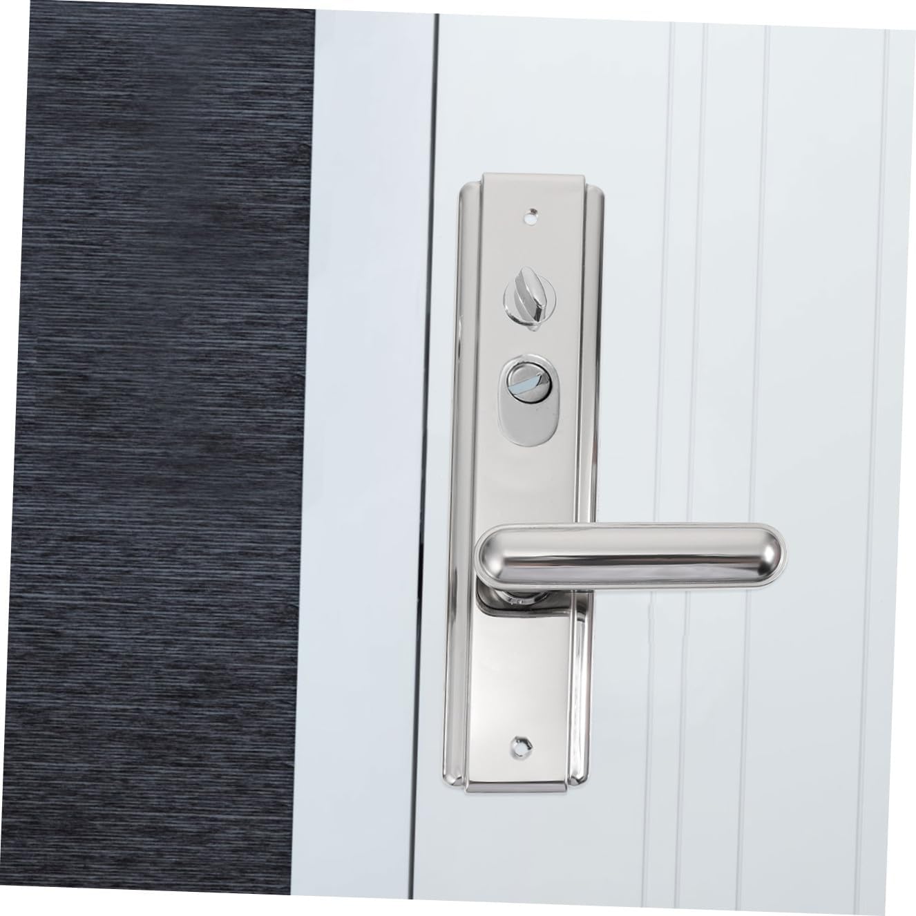 Stainless Steel Door Pull Handle Metal Indoor Door Knob Quiet Entry Heavy Duty