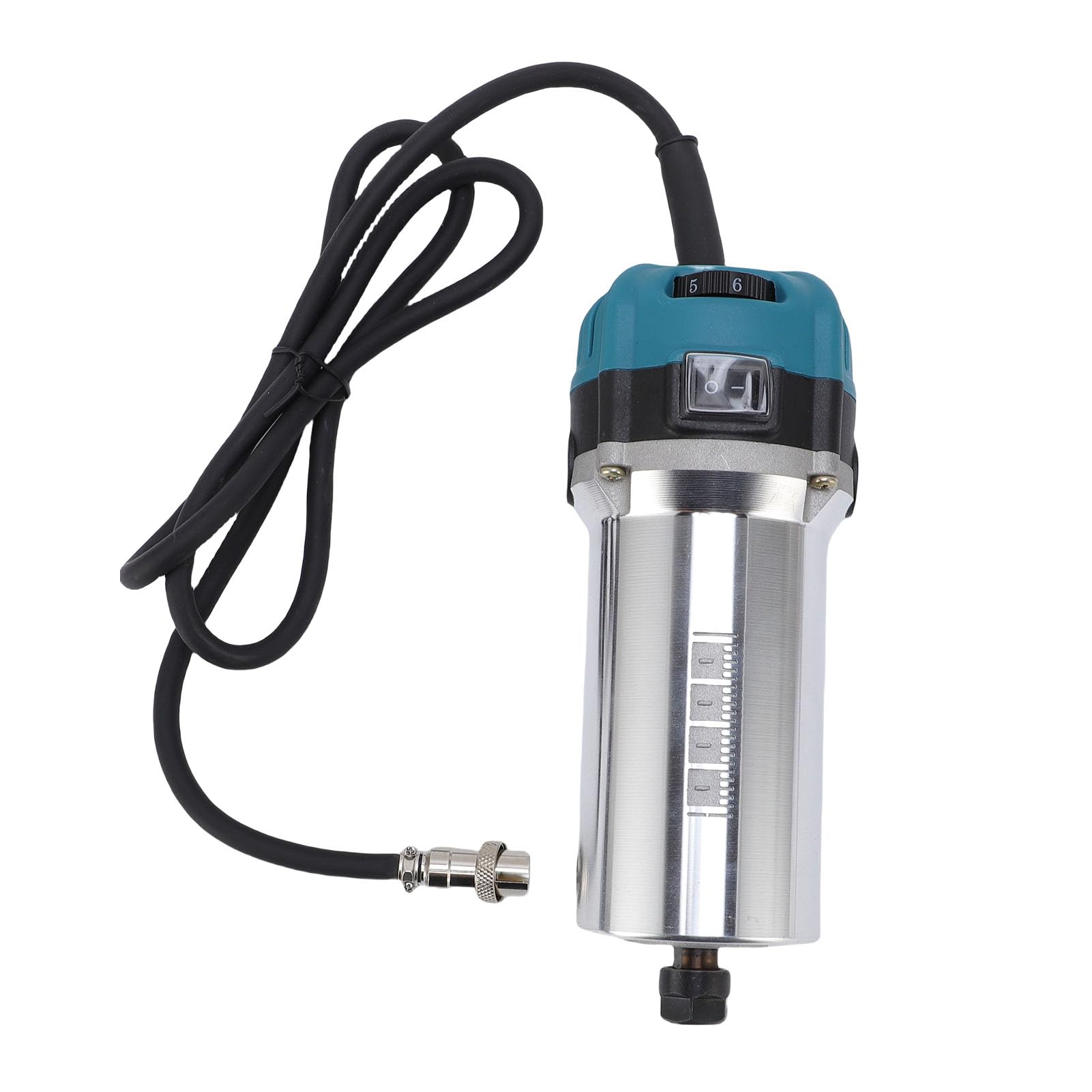 Eujgoov Kit Mandrino Palm Router 800 W 30000 Giri/min a 6 velocità da 1/4 | Taglierina per Legno, Motore Senza Spazzole, ABS e Lega di Alluminio, Utilizzo in Mobili, Compatibile ER11, Taglierine da