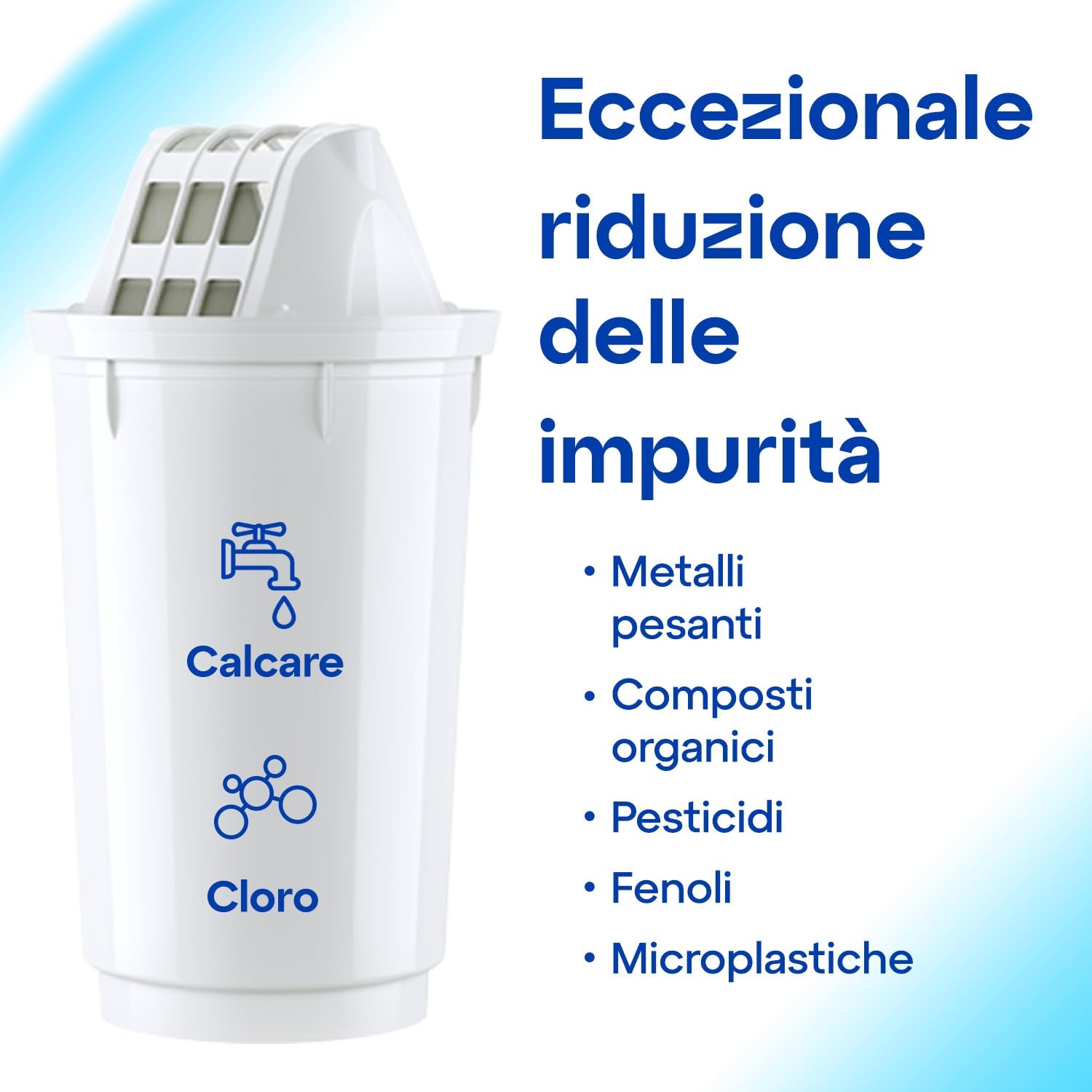 AQUAPHOR Provence bianco Caraffa filtrante con 1 Filtro A5 I Filtro per Acqua caraffa da 4,2l Realizzata in TRITAN I Riduce calcare e Cloro I Filtro Acqua da Tavolo I Perfetto per la Famiglia