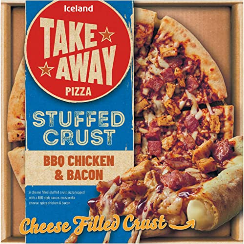 Iceland BBQ Chicken and Bacon Cheese Filled Crust Pizza 460g (Frozen)