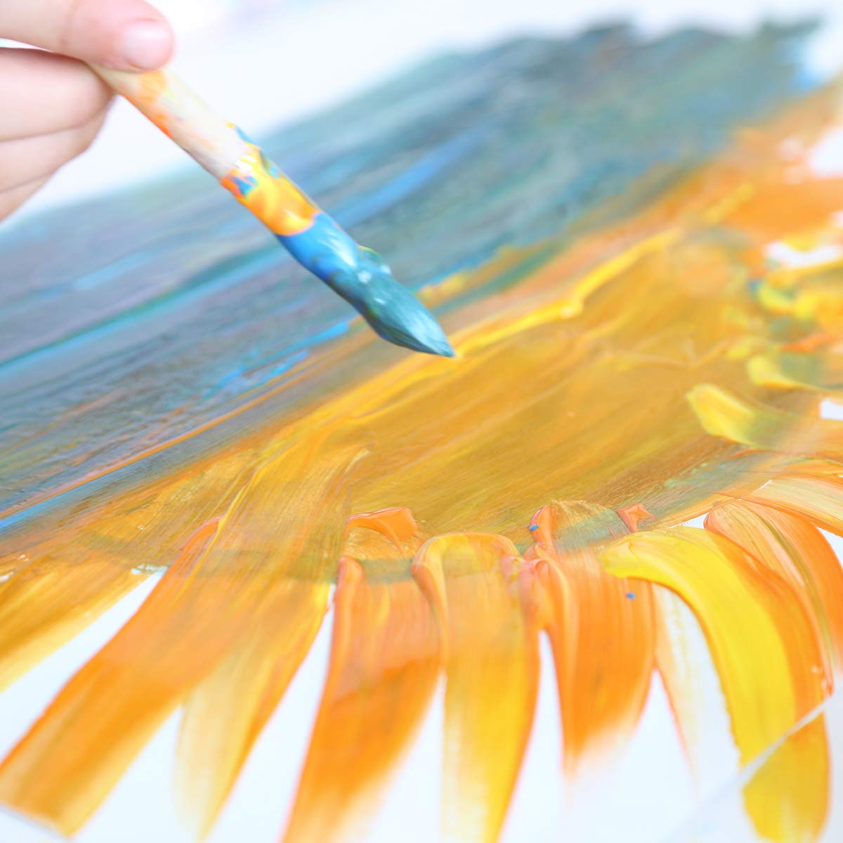 Colori a Tempera Primo 1000 ml. Nero