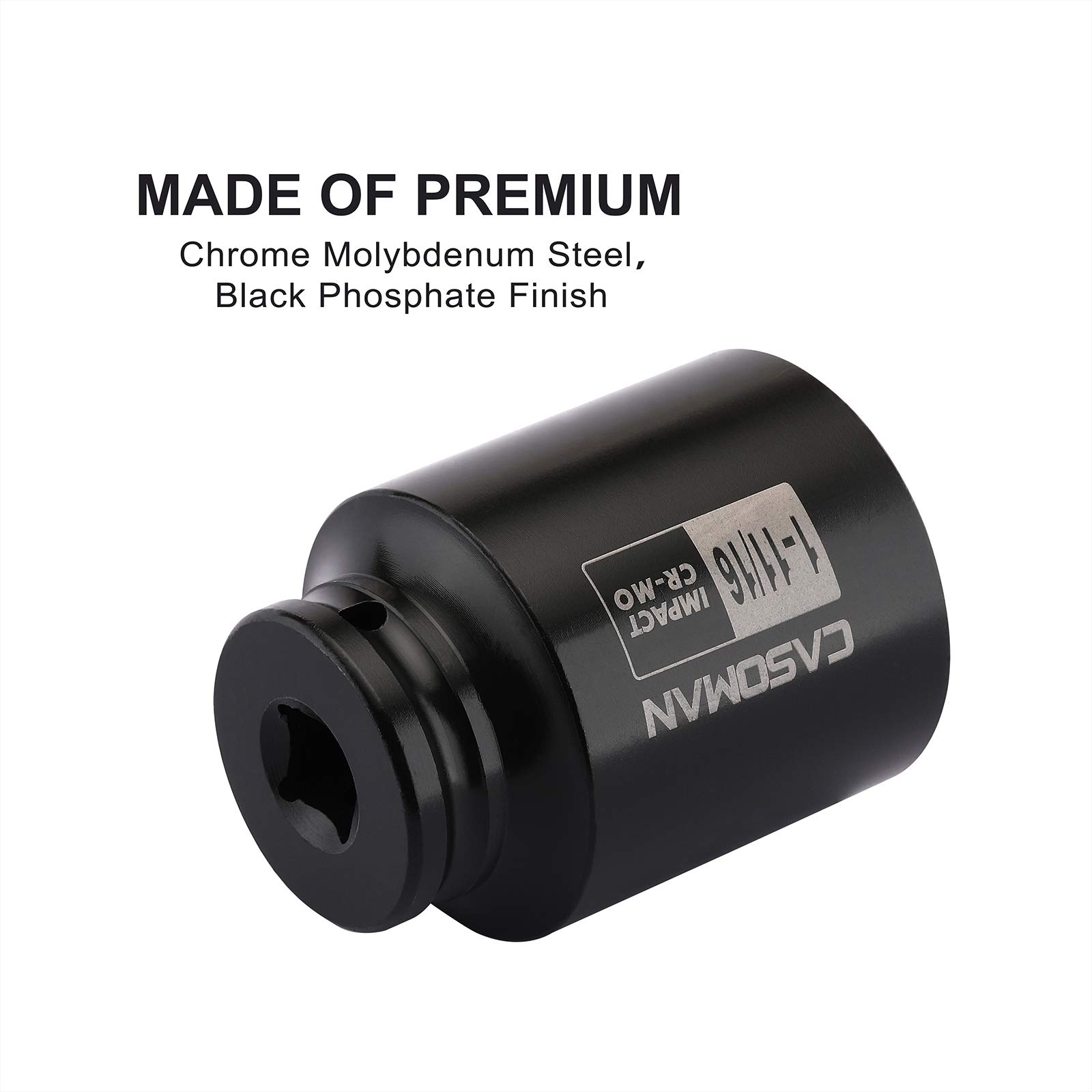 Zahusmページ Amazon.com: CASOMAN 6-Point 1/2-Inch Drive Deep Impact