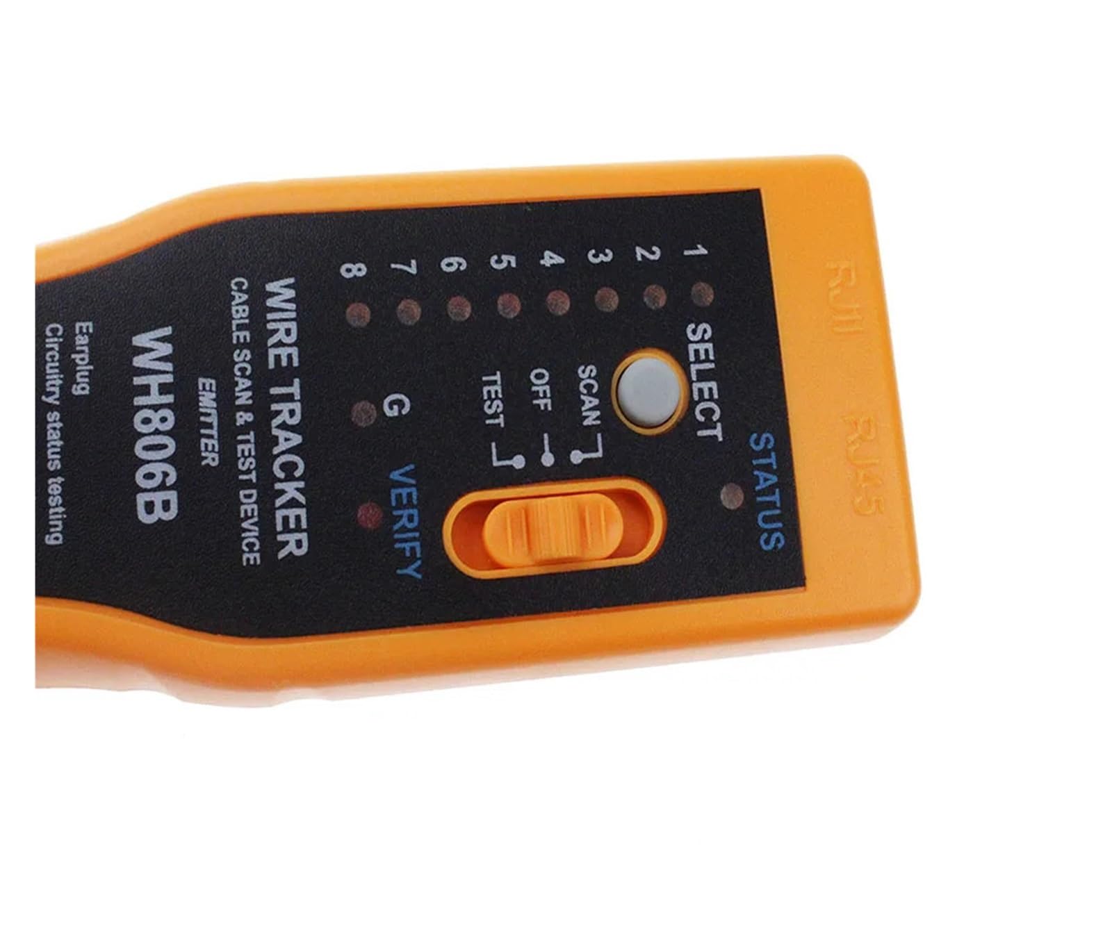Tester for cavi di rete, localizzatore telefonici for Cat5 Cat5E Cat6 RJ45 RJ11, test ricerca linee elettriche Prove di trasmissione
