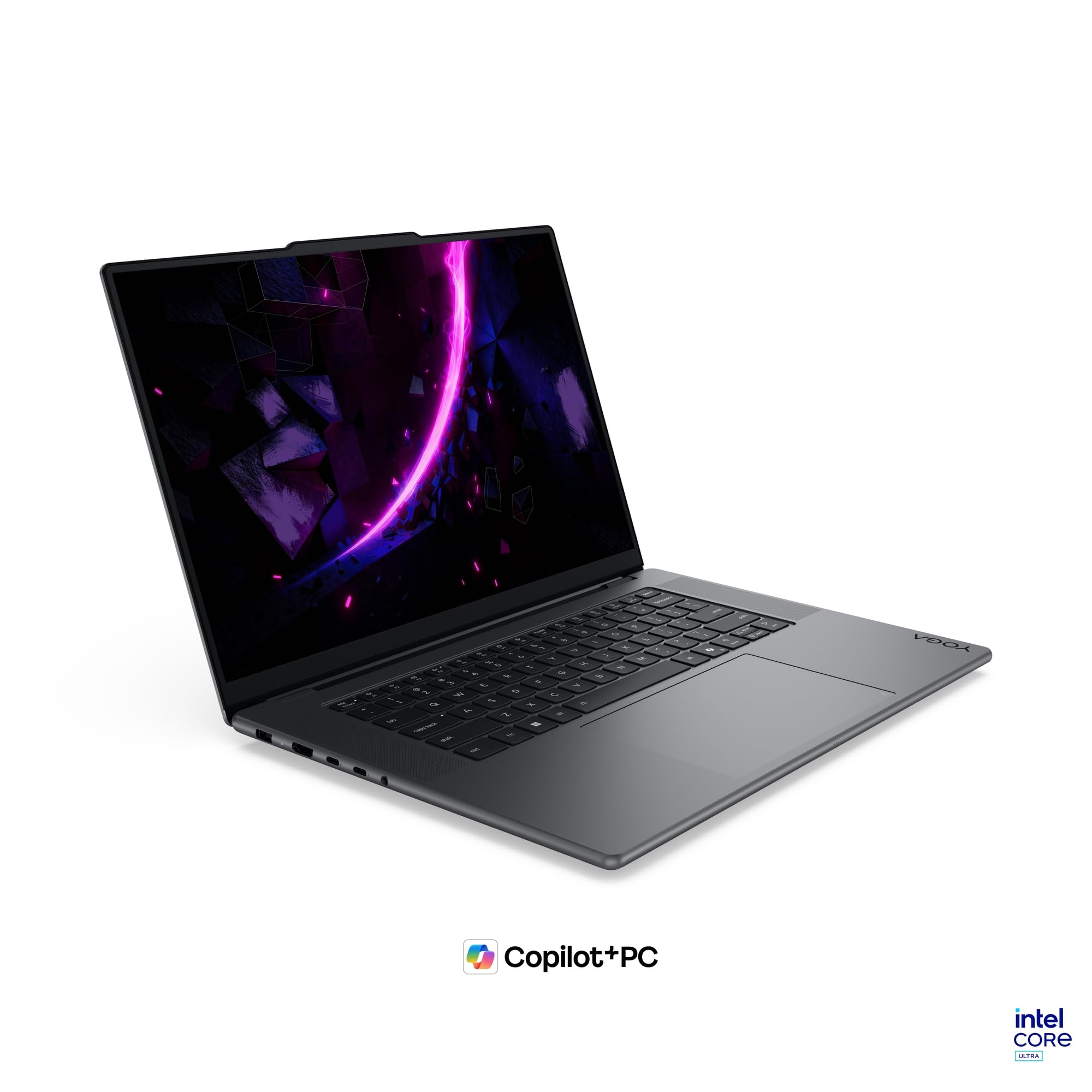 Lenovo Yoga Pro 9i Aura Edition Laptop | 16"3.2K OLED Touch Display | Intel Core Ultra 9 386H | 32GB RAM | 1TB SSD | NVIDIA GeForce RTX 5060 | Windows 11 | QWERTZ | Thunder Grau | 3 Jahre Premium Care