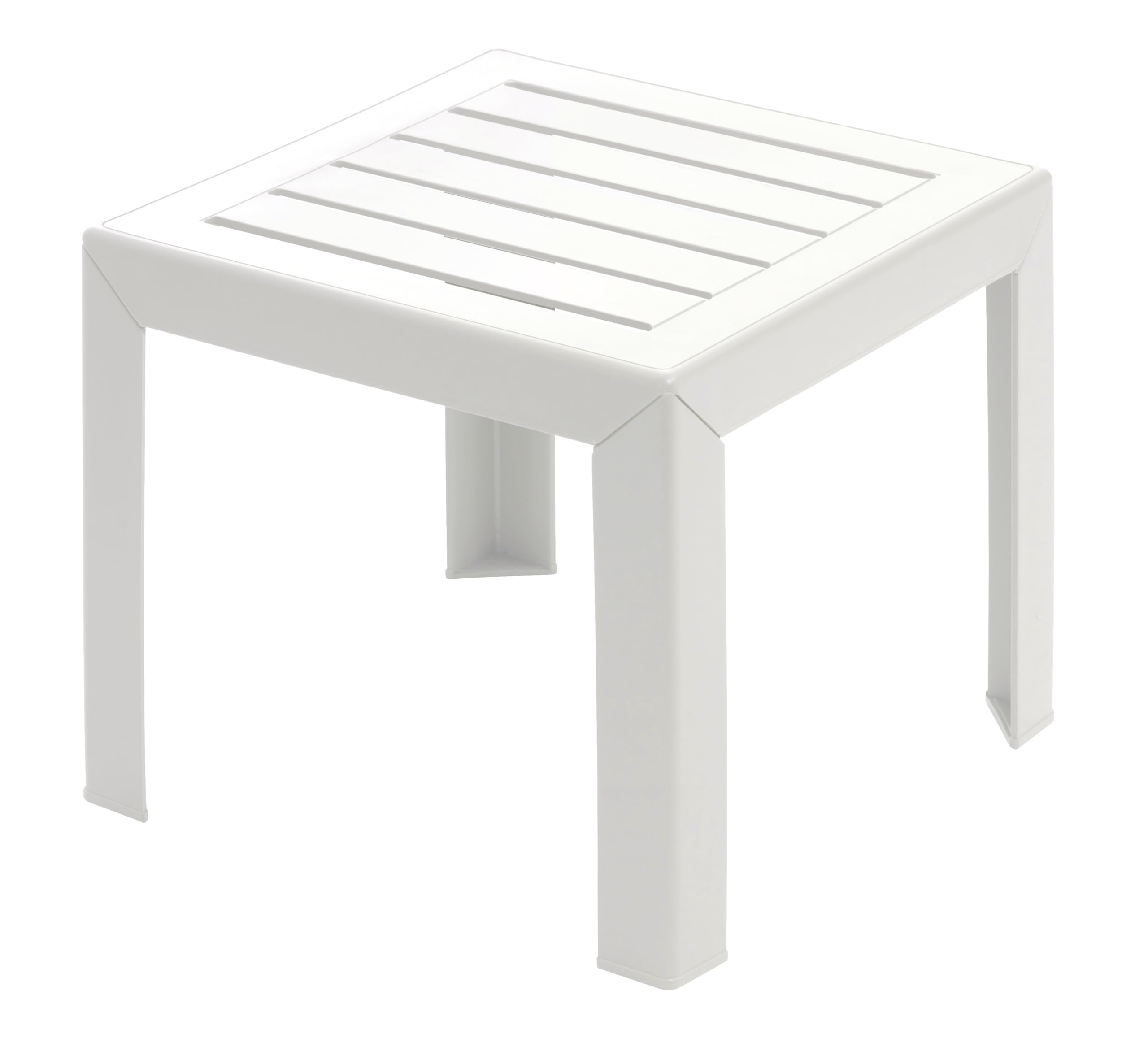 GROSFILLEX 53001004 Miami Mesa Auxiliar, Blanco, 40 x 40 cm