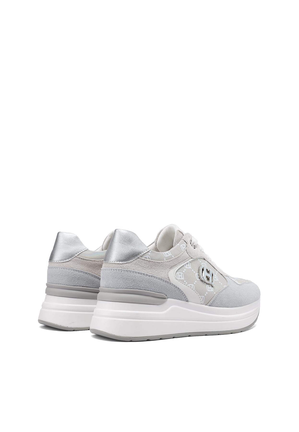 QUEEN HELENA Sneakers Platform Scarpe da Ginnastica con Zeppa Donna X33-20