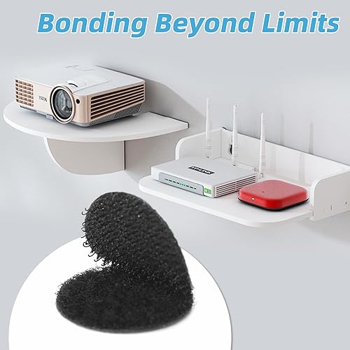 Miniatura 6 de Art3d 40 juegos de puntos adhesivos de gancho y bucle, 1 pulgada x 1 pulgada. Círculo adhesivo de doble cara, resistente (redondo)