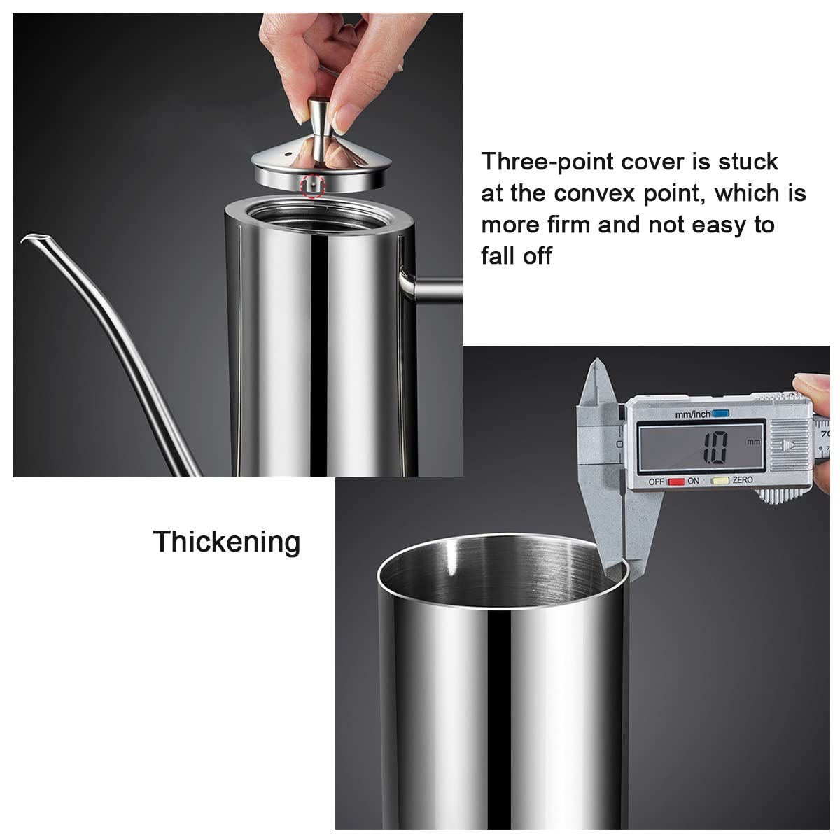 Bottiglia dispenser per olio, in acciaio inox, antigoccia, per cucinare, barbecue, friggere, cuocere al forno, uso in cucina, 500 ml