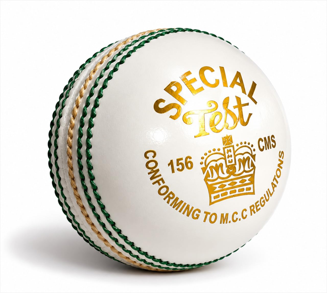 CW Special Test White Cricket Ball | Championship Edition | Four Piece Construction | Precision Seam | Controlled Swing | Consistent Bounce | Extended Play Sessions | Coaching Academy Pack of 4-image-33