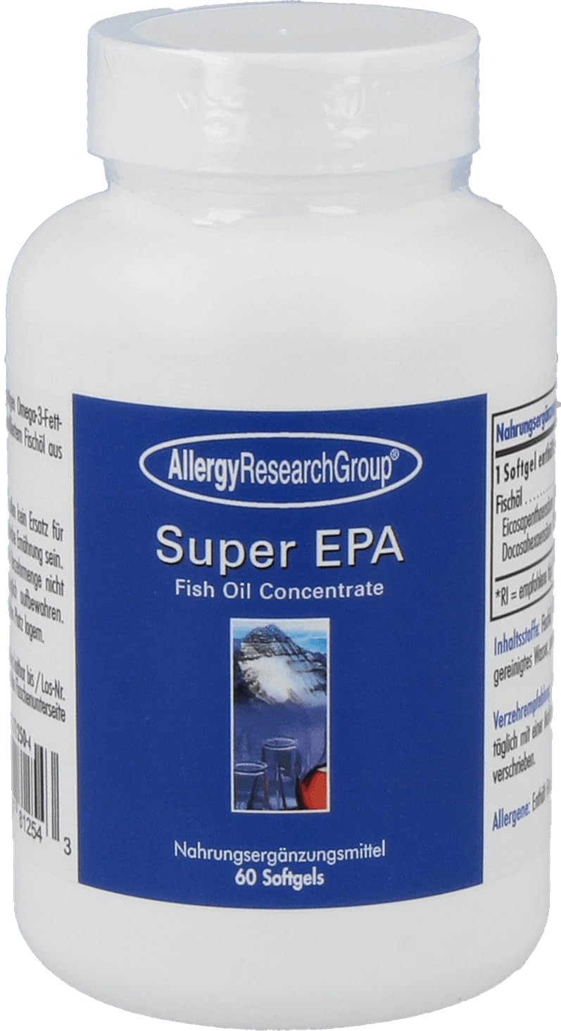 Allergy Research Group Super EPA Fish Oil Concentrate 60 Softgels