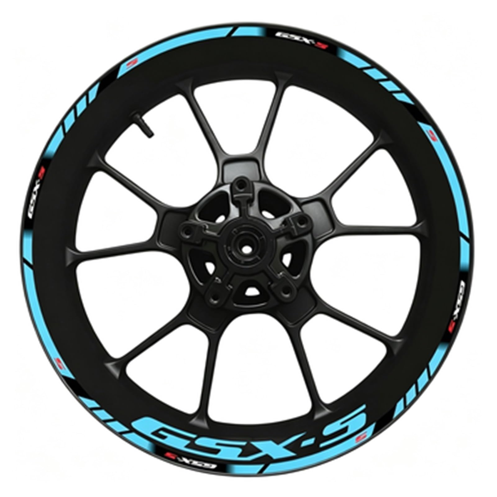 Full Set for Motorcycle Gsxs Wheel Sticker Stripe Rim for Suzuki Gsx-s Gsx-s750 Gsxs1000 750 1000 600 2022(Color3)