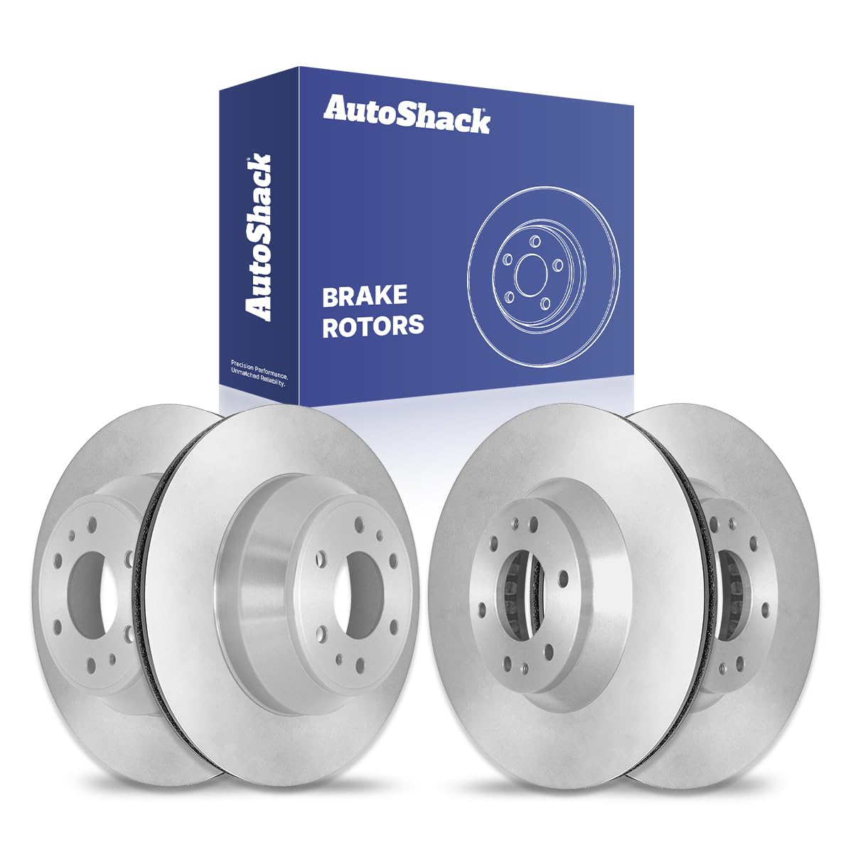 AutoShack Front & Rear Brake Rotors Replacement For Buick Rainier 2002-2005 Chevrolet Trailblazer 2002-2005 GMC Envoy 2002-2004 Oldsmobile Bravada