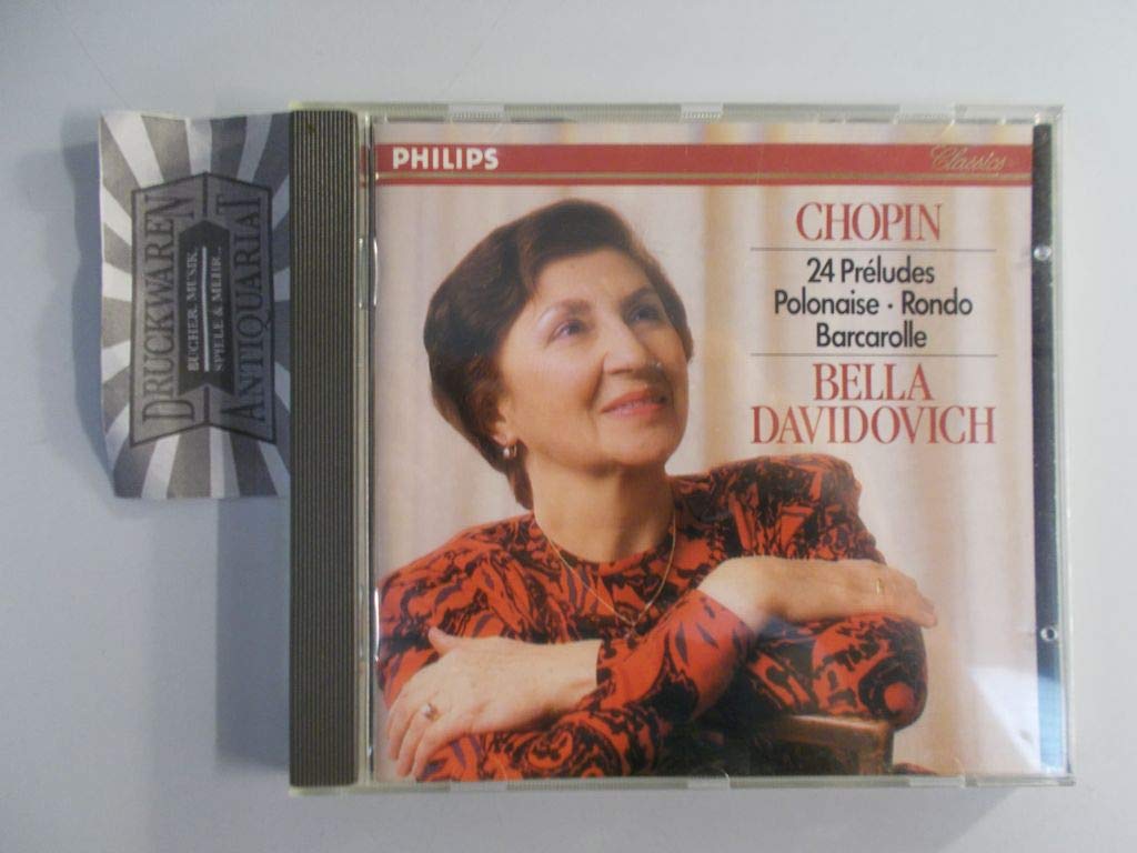 Preludes 1-24 / Rondeau [Audio CD] Chopin and Davidovich