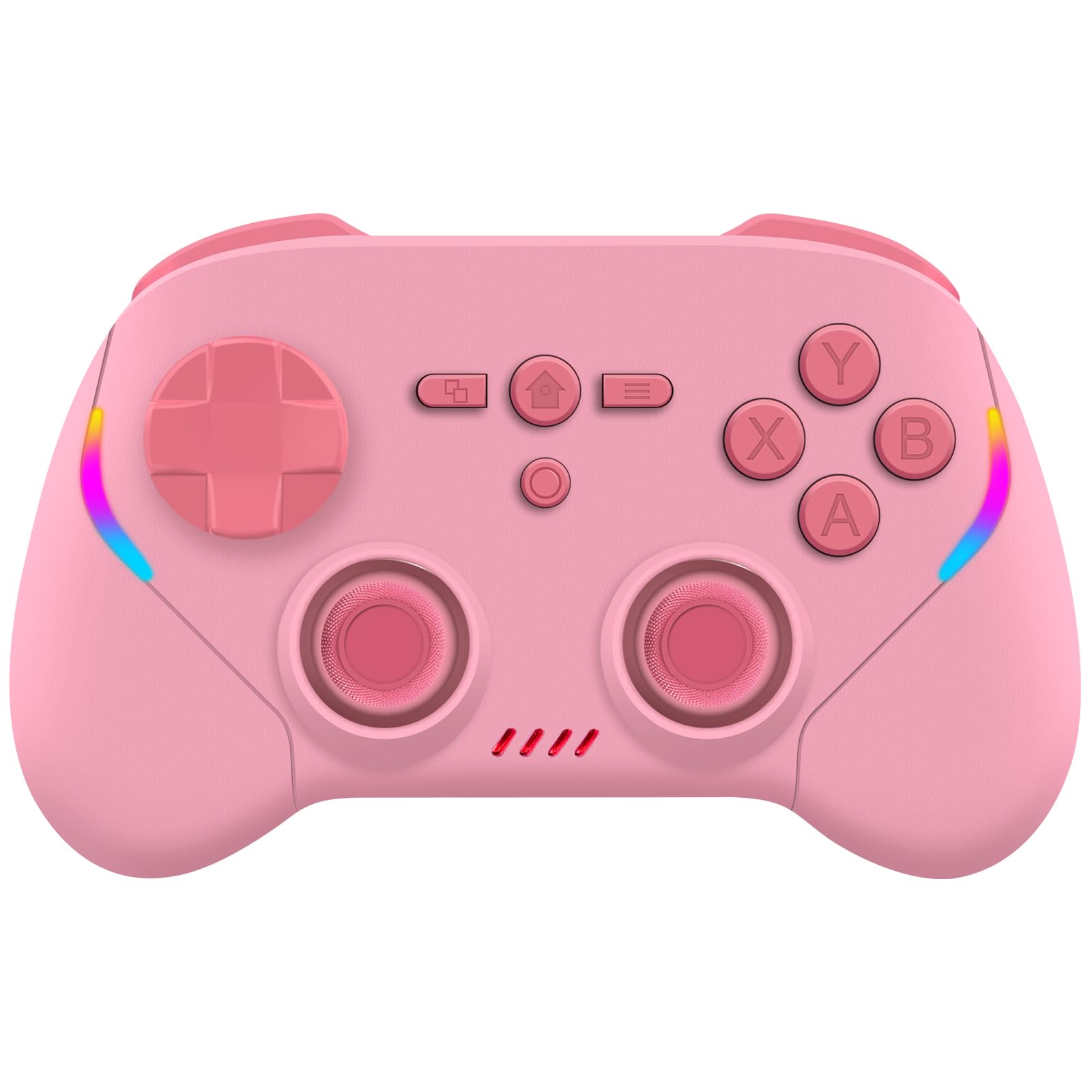 Joso Controlador de juegos móvil, controlador de juego inalámbrico para iPad/Tablet/iPhone/Android/Switch/Switch 2/Lite/OLED/PC, Gamepad de mano con joysticks de efecto Hall/disparadores/giroscopio de