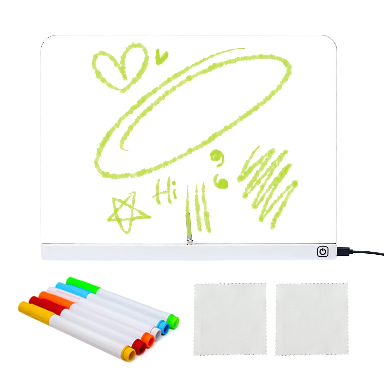 Tablica LED do Rysowania 35x26cm Śladowa Podkładka Zabawki
