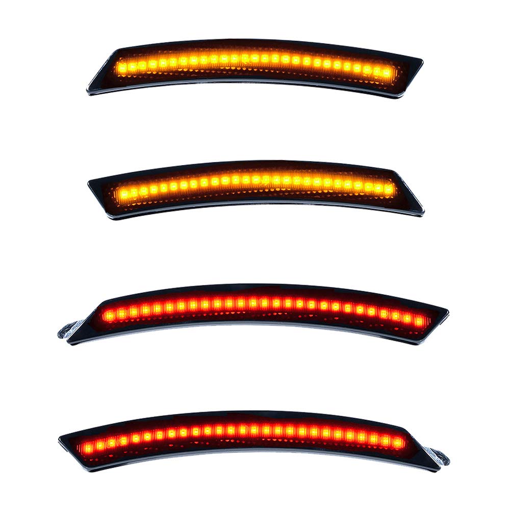 R56 Mini Cooper LED Sequential Side Marker Turn Signals For Mini Cooper R55/ R56/R57/R58/R59 - Smoked Lens, Plug & Play Mini Cooper LED Side Markers - Foto 9