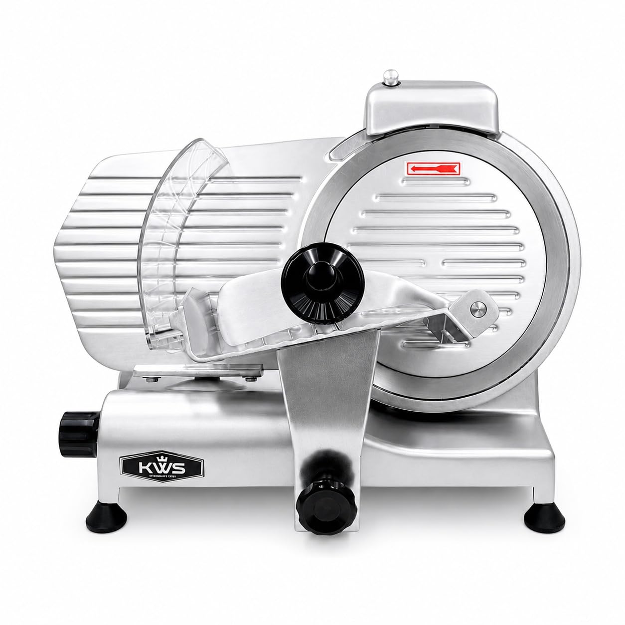 10" Electric Meat Slicer with Bread Slicing Attachment, Food &amp; Deli Slicer | Stainless Steel Blade, 320W Motor for Meat, Cheese, Bread &amp; Semi-Frozen Meat, Commercial and Home Use ETL NSF Certified
