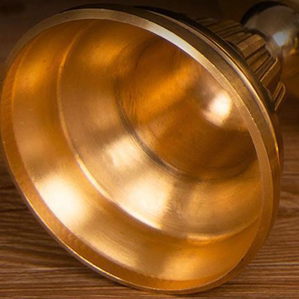 Kerzenhalter Butterlampe, Haushalts-Sesamöl Butterlampe aus reinem Kupfer und Messing