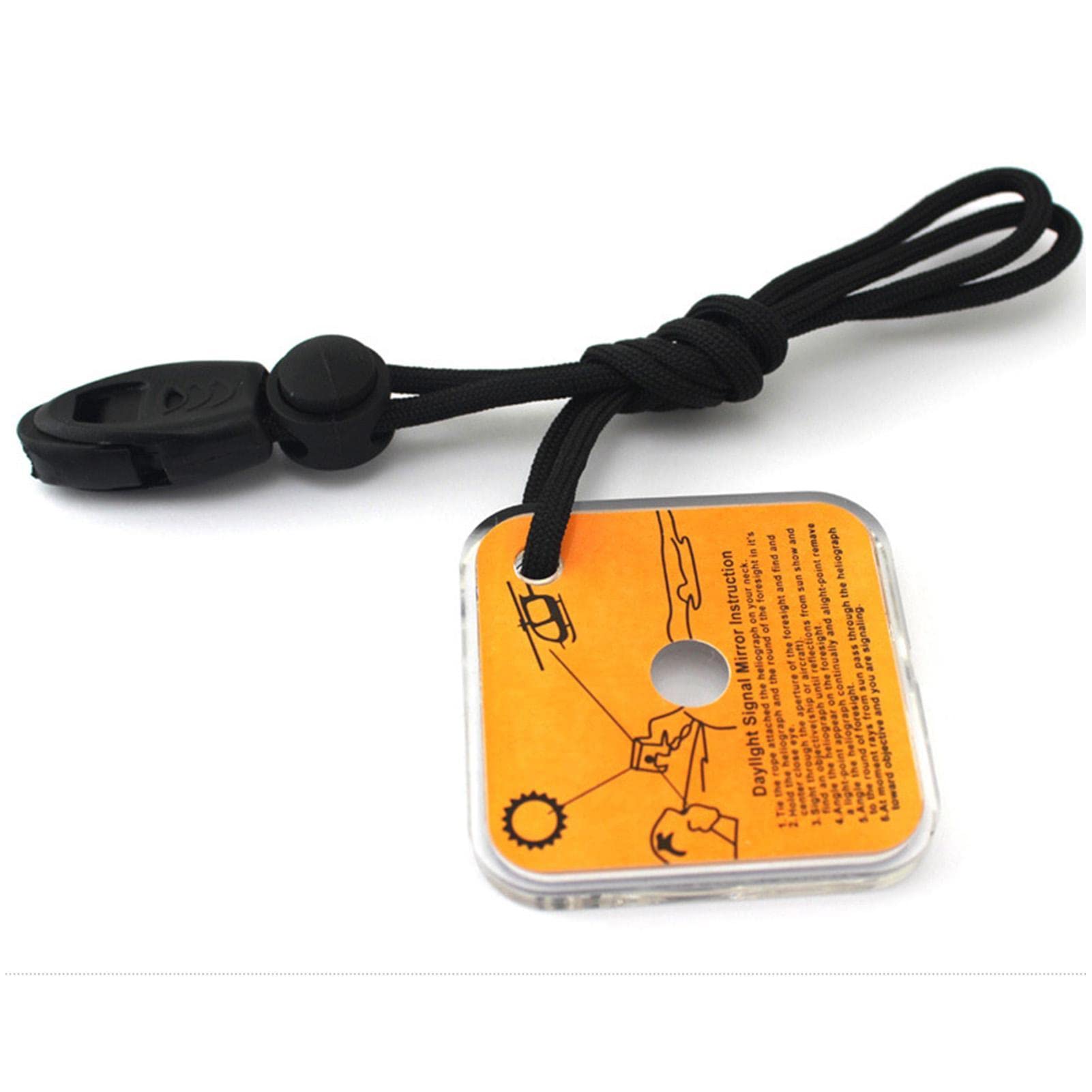 Lot de 10 miroirs de signalisation | Petit miroir de survie | Miroir de signalisation pour la randonnée et les accidents