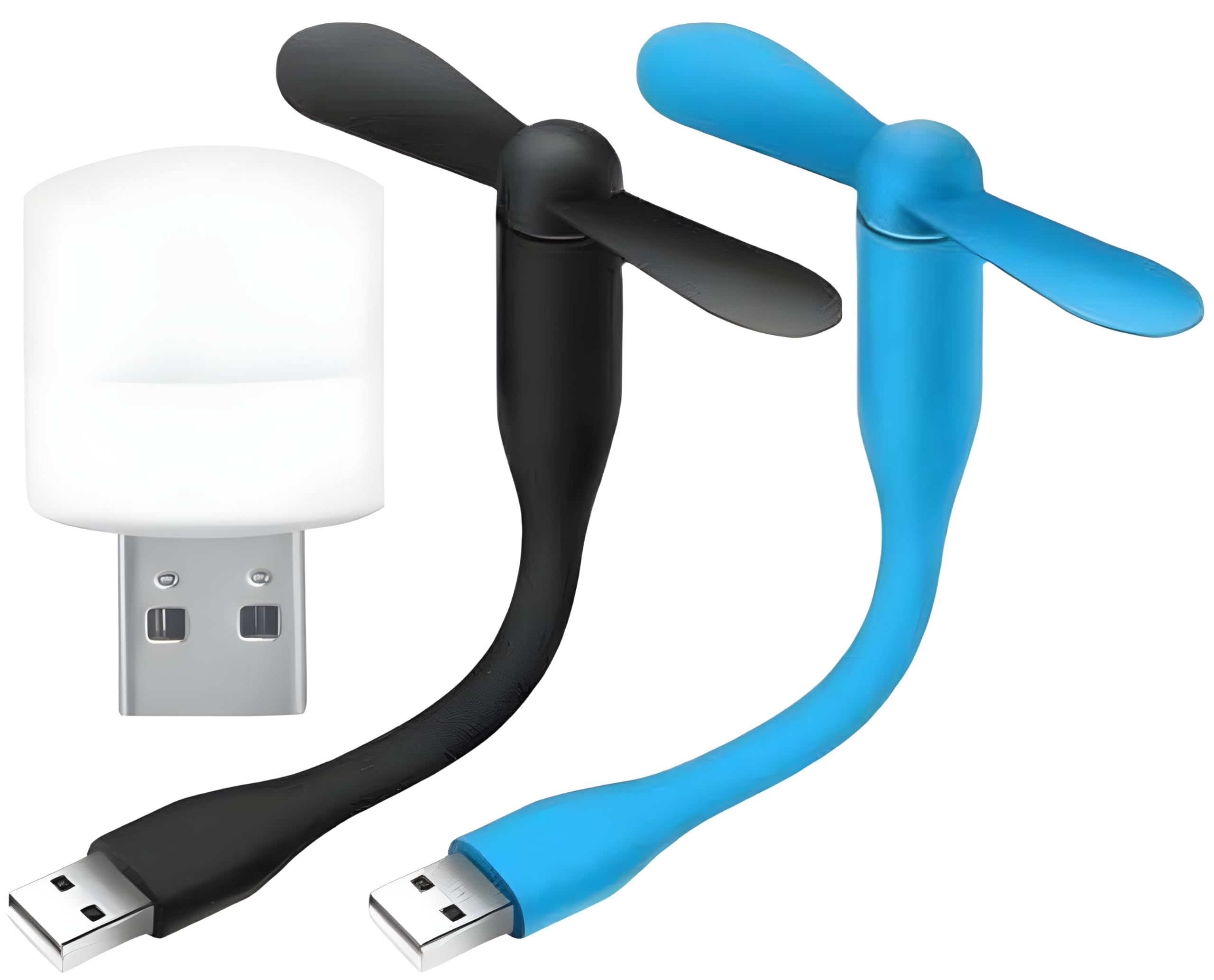Mini USB Portable Combo 2 Fan and 1 Night Bulb Compatible For Laptop/Smartphone’s/Desktop/Power Bank USB Fan (MultiColor) (B0CBN5QYJ2) Amazon Price History, Amazon Price Tracker