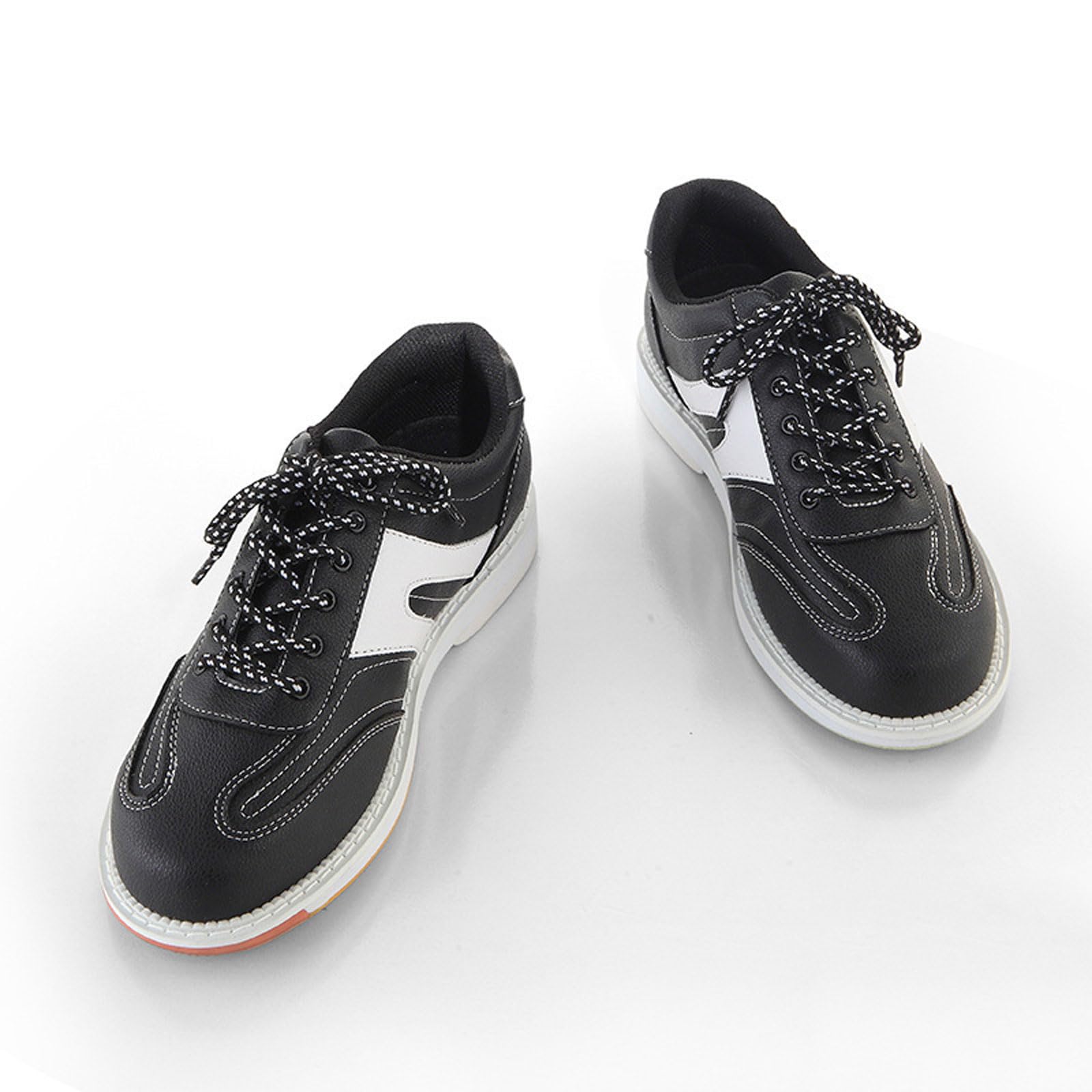 Scarpe da Bowling Uomo,Scarpe da bowling Donna,Scarpe da Bowling Professionali,Atletica in Morbida Pelle Traspirante ,Leggera comode Non Slip,Scarpe sportive moderne,Per uso interno ed esterno