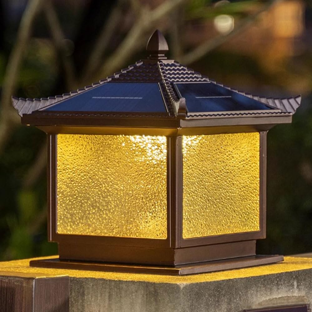 Lampe solaire d'extérieur LED 3000K moderne et étanche IP54 pour jardin