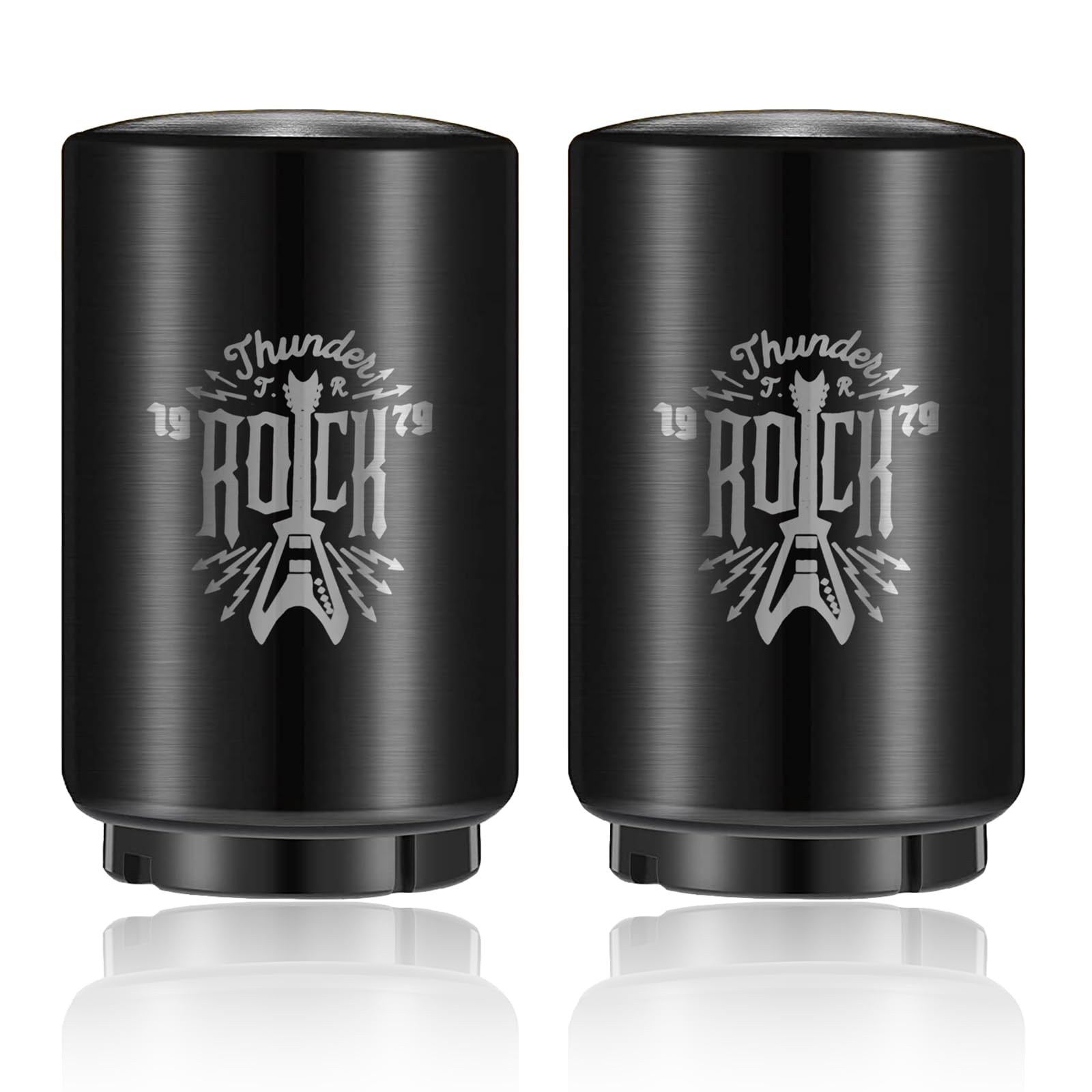 2PCS Automatic Beer Bottle Opener Draft Top Beer Can Opener, Stainless Steel One-Handed Bottle Openers for Seniors, Portable for Kitchen Home Bar Restaurant Household Utensils Beer Accessories Gift