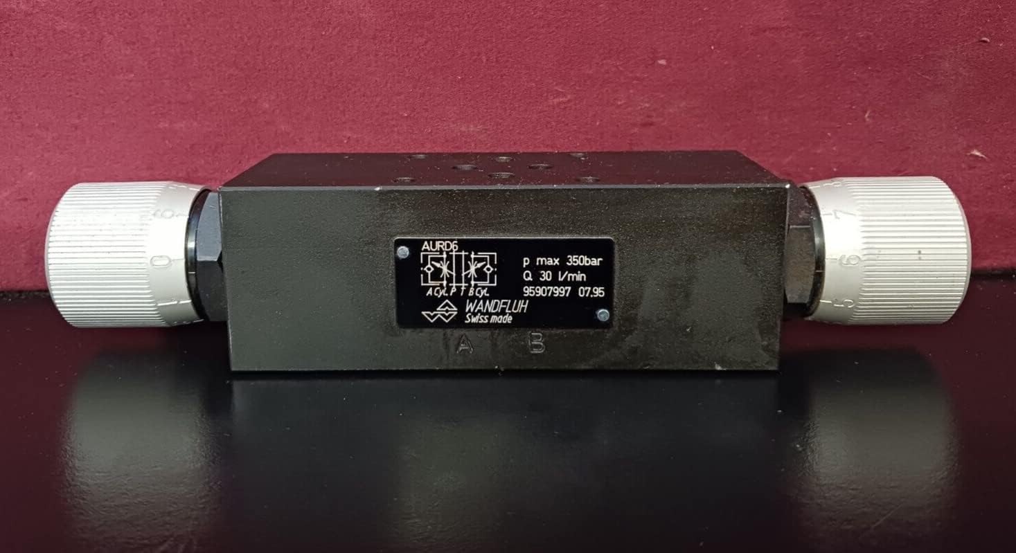 Wandfluh Hydraulik AURD6 Hydraulic Restrictor Valve 350bar 30L/min Industrial