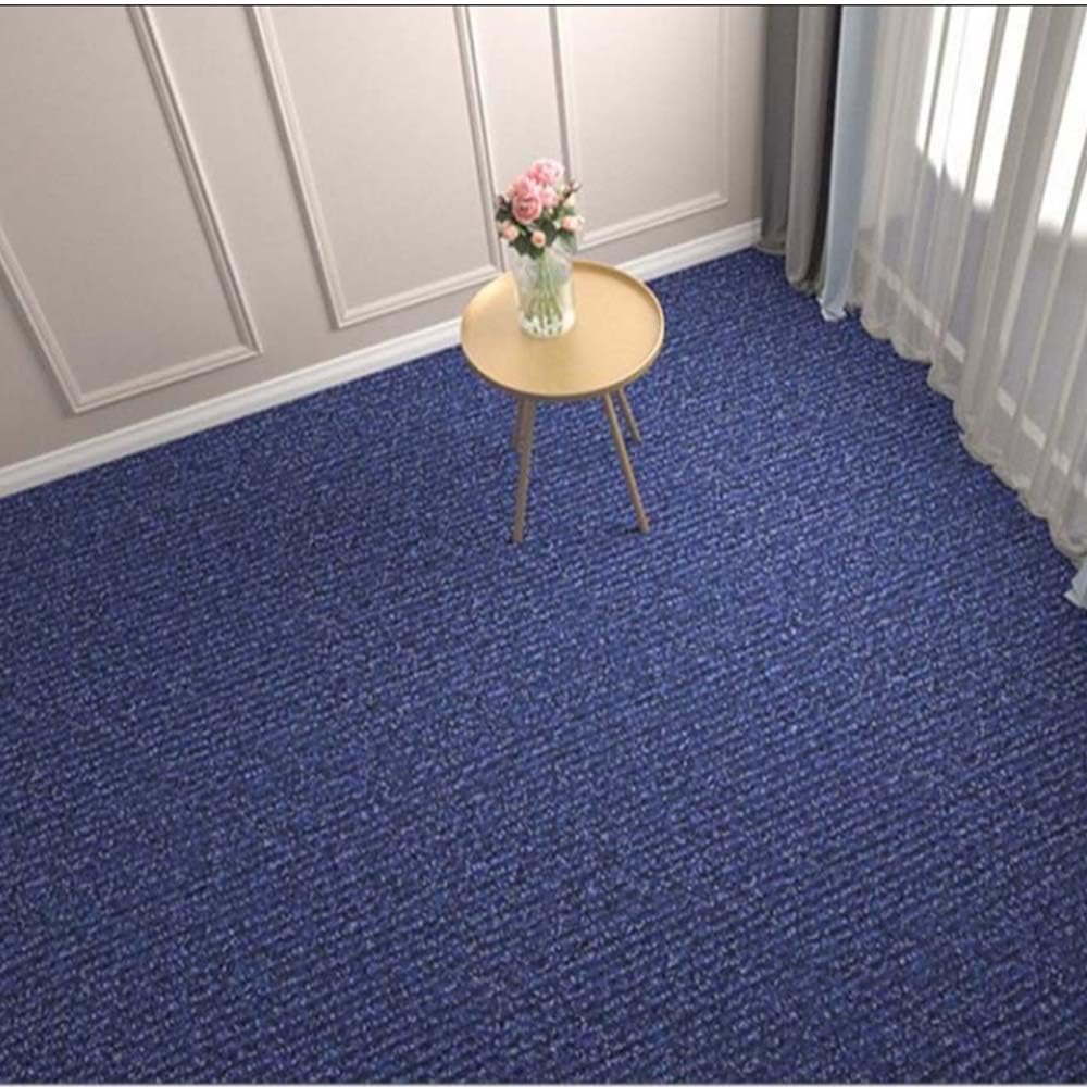 Carrés de Tapis Autocollants résistants aux Griffes de Chat, insonorisants et antidérapants, revêtement de Sol pour Animaux domestiques (Dark Blue,30 * 30cm/20Pcs)