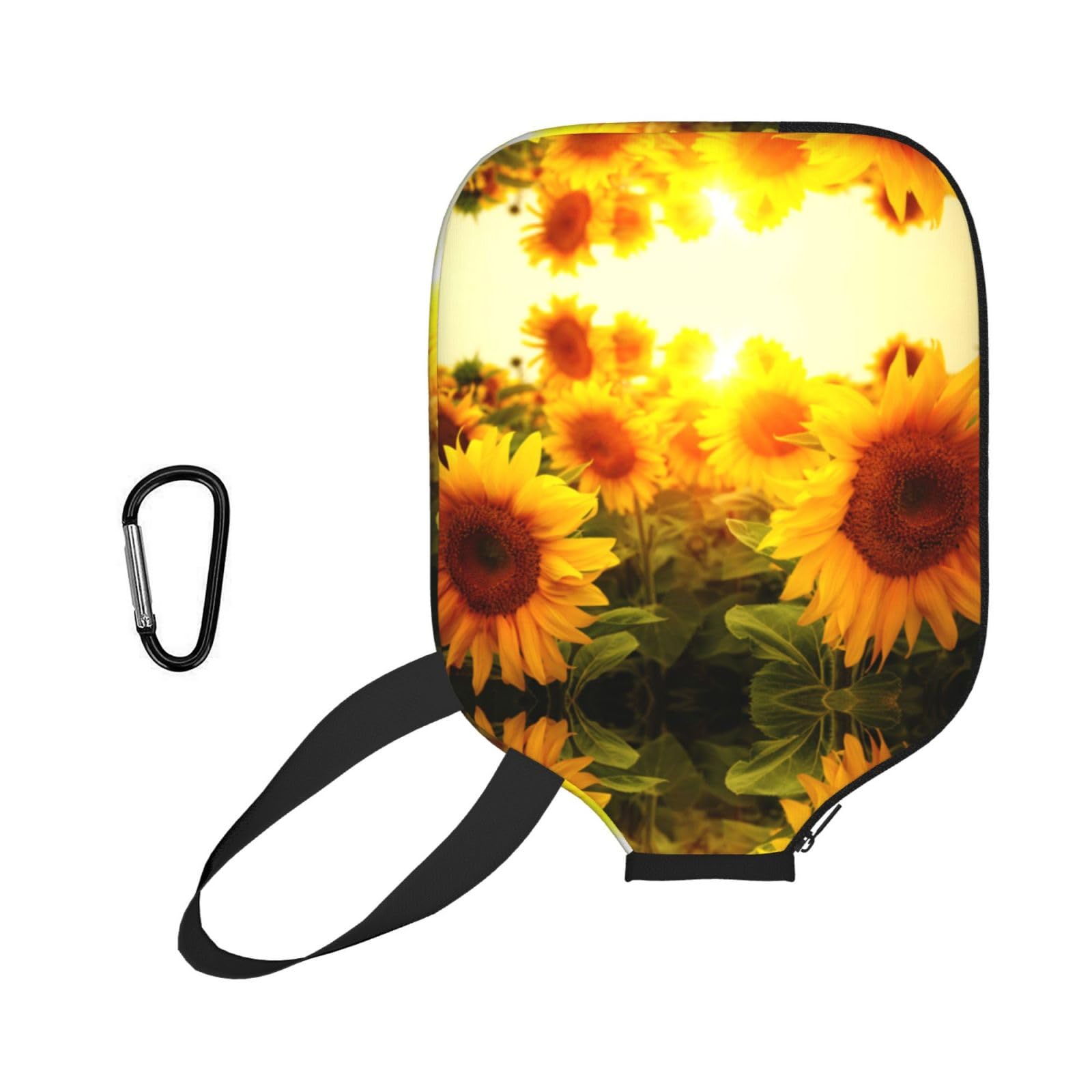 ESNAIUVCD Sunflower Field On Bright Sunshine Print