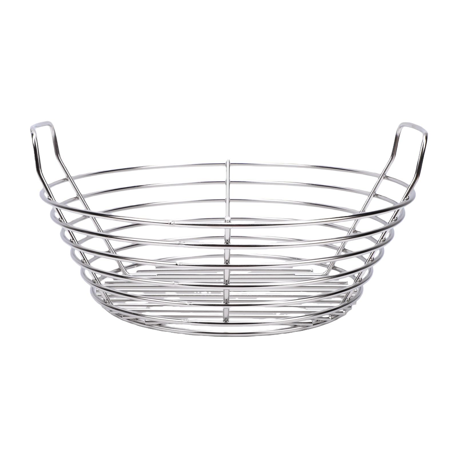 Fdit Cestello per Carbonella in Acciaio Inossidabile 304, Cestino per | Compatibile con Char Griller, Pit Boss e Kamado Joe; Cenere Facile, Calore uniforme.