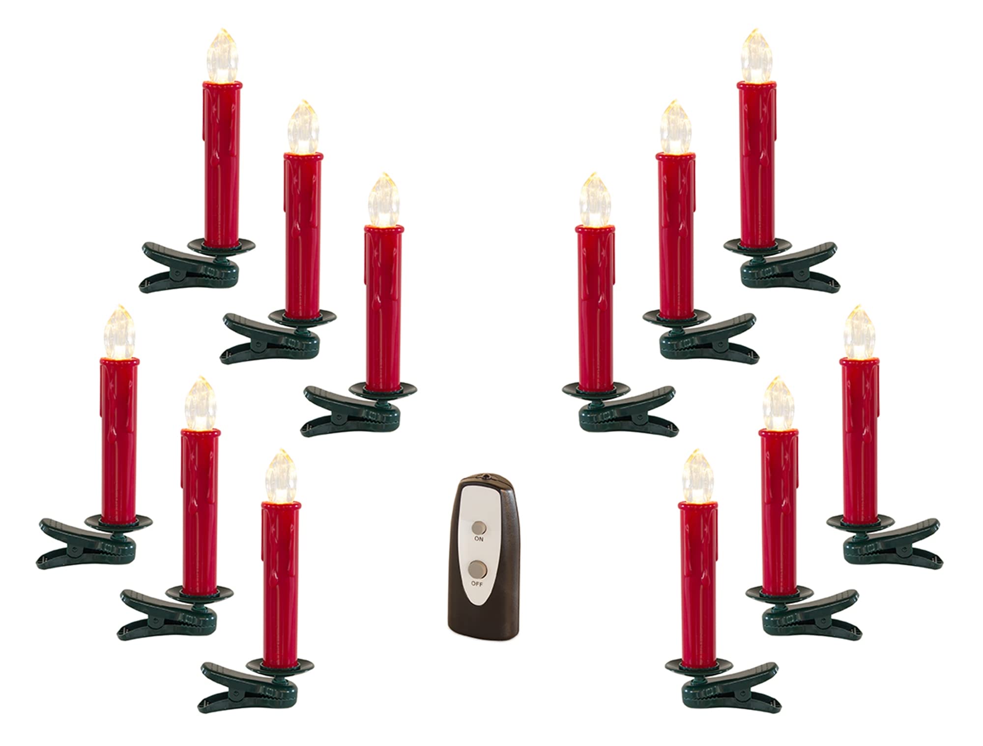 LED Clip On Taper Candle (Set of 24) 6.5