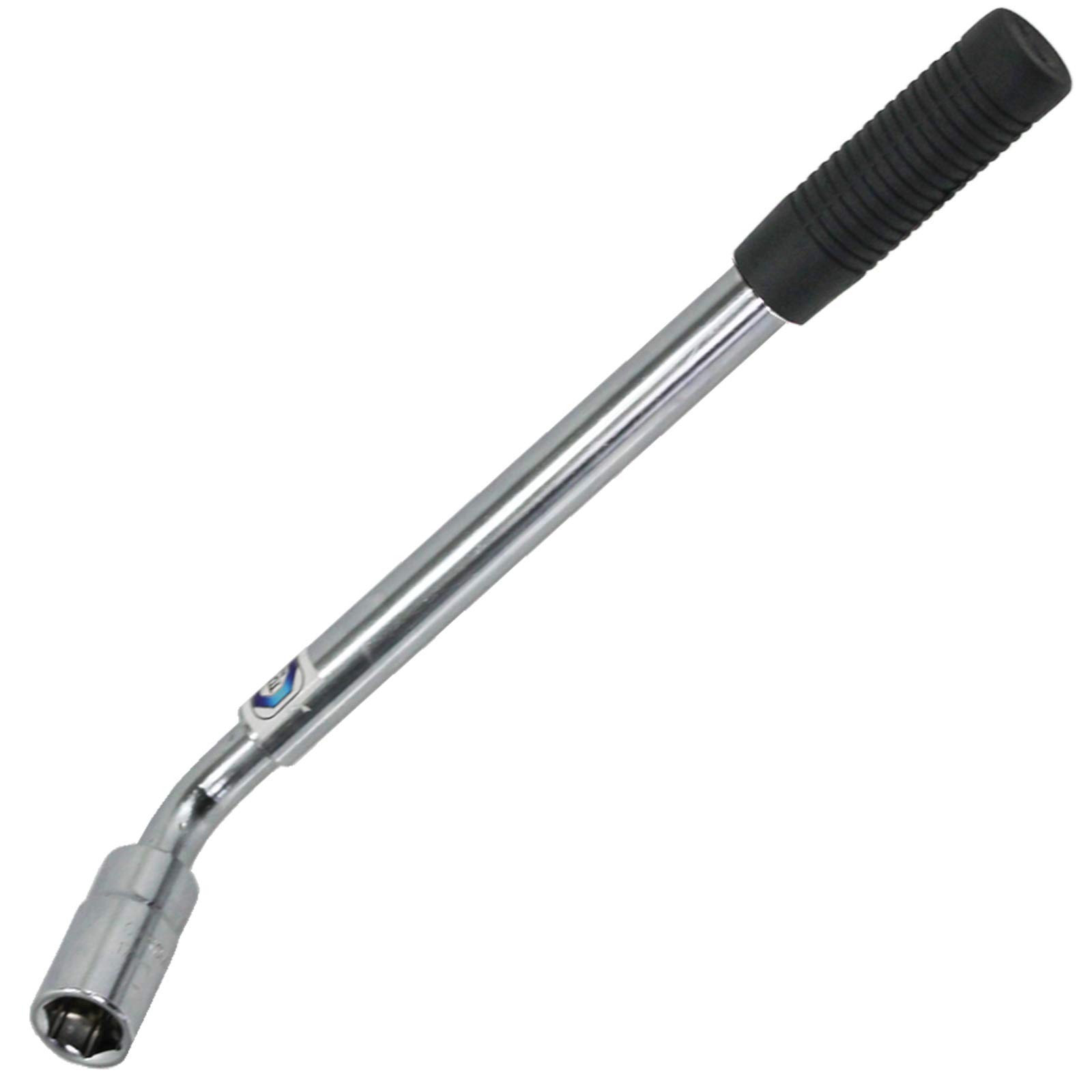 Spares2go Extendable Wheel Nut Socket Wrench 17mm 19mm Brace Breaker Power Bar 1/2" dr